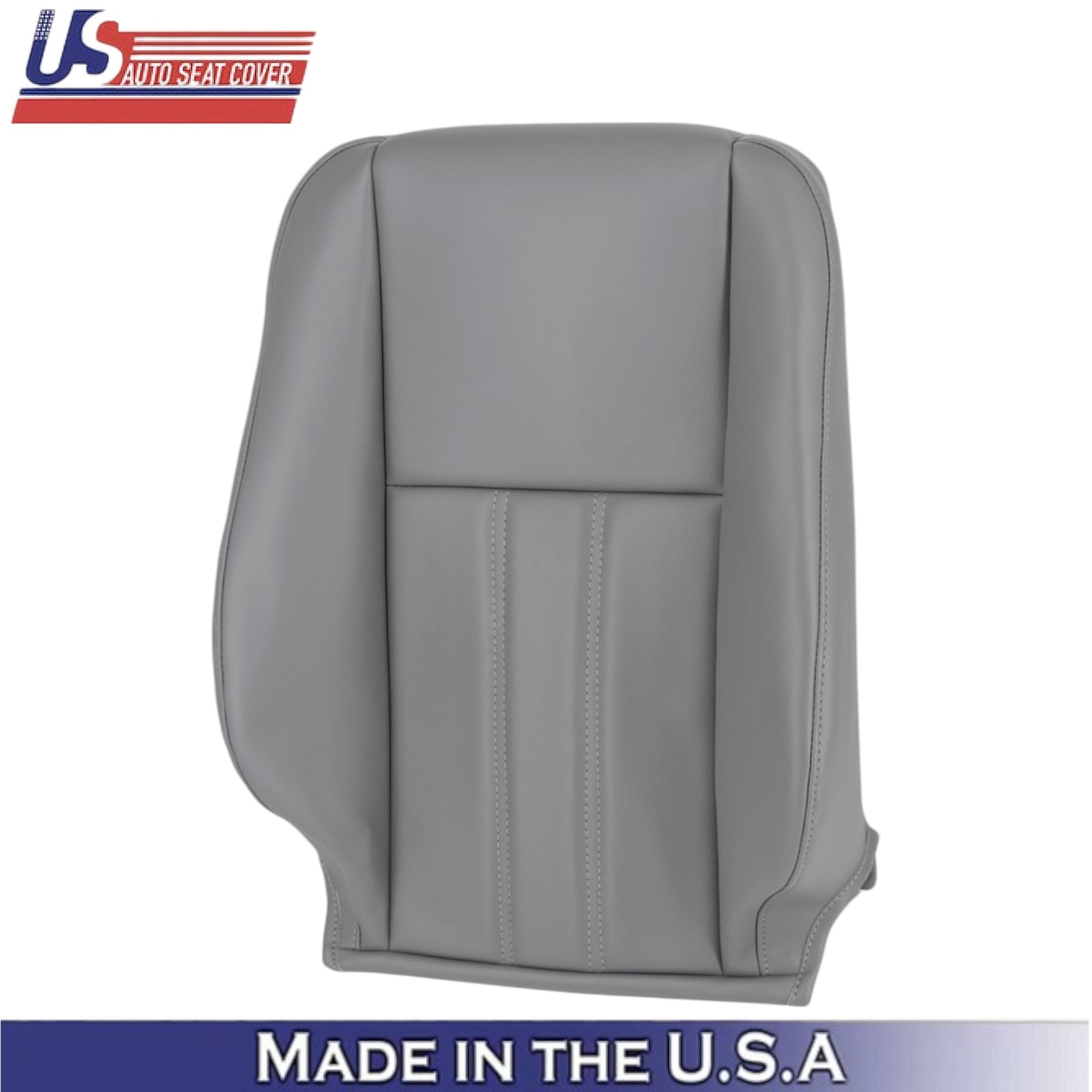 2008-2016 For Chrysler Town & Country Leatherette Front Top Covers Dark Gray