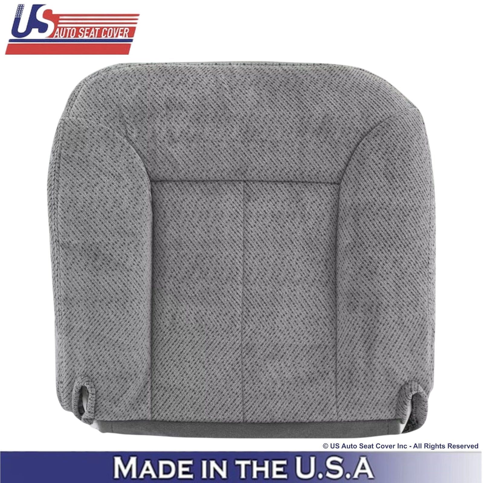1995-999 For Chevy Silverado 1500 2500 3500 Cloth Drive Bottom Seat Cover Gray