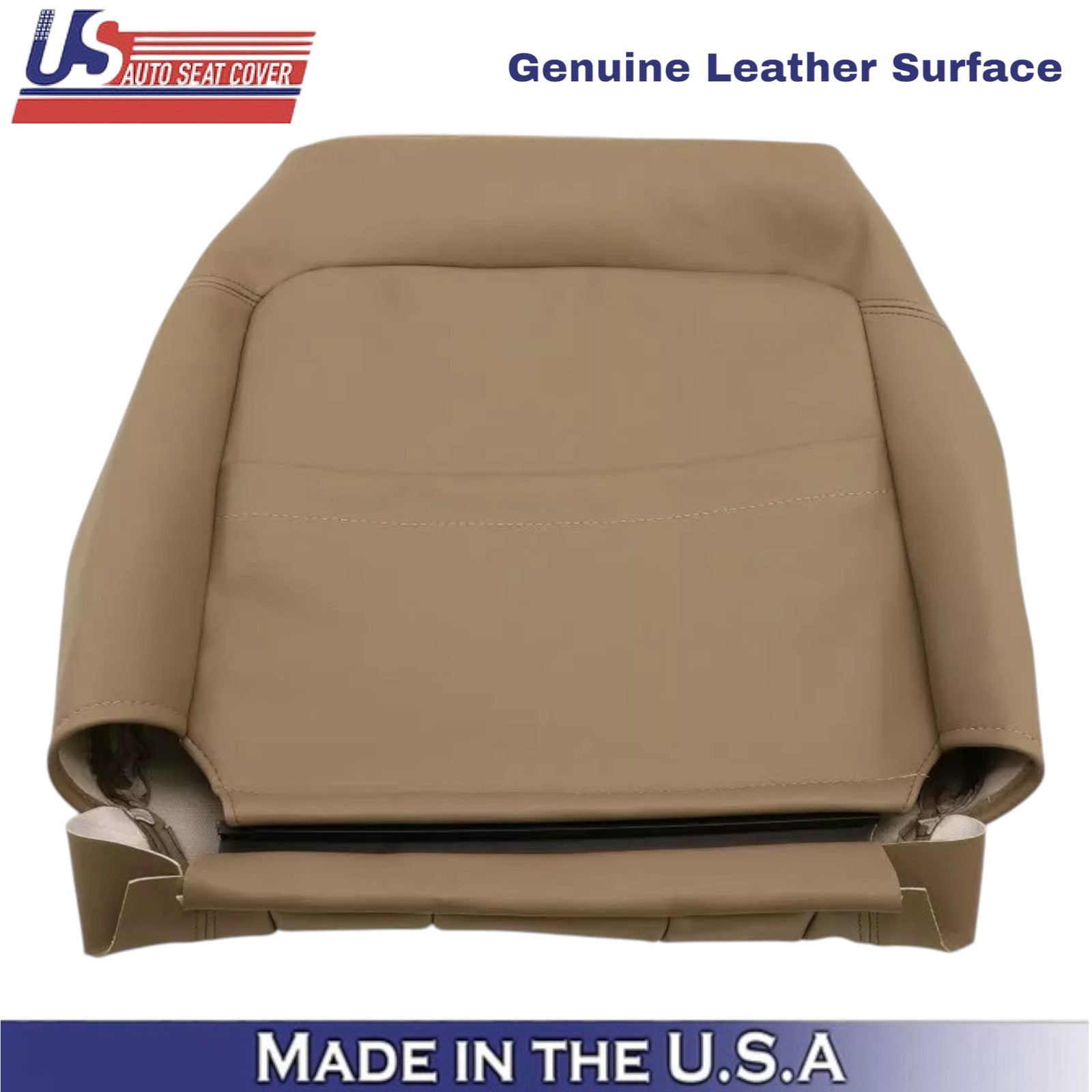 1996-2002 For Toyota 4Runner Limited Leather Driver Top Seat Cover Oak Tan