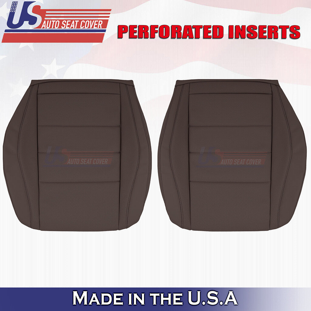 2020-2023 For Mercedes Benz GLE350 Leatherette Front Bottom Seat Covers Brown