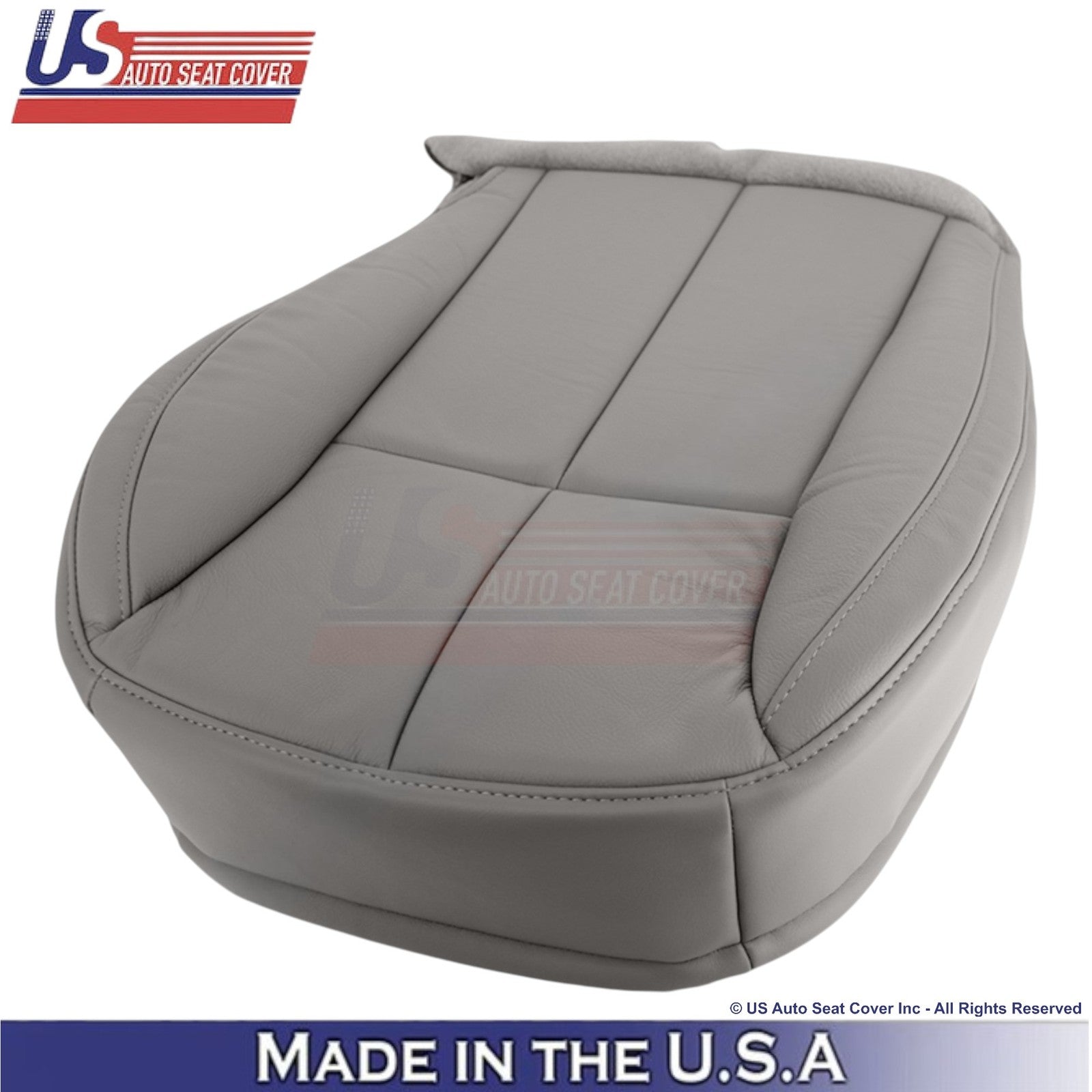 2001-2004 For Jeep Grand Cherokee Leatherette Front Seat Covers Taupe Gray