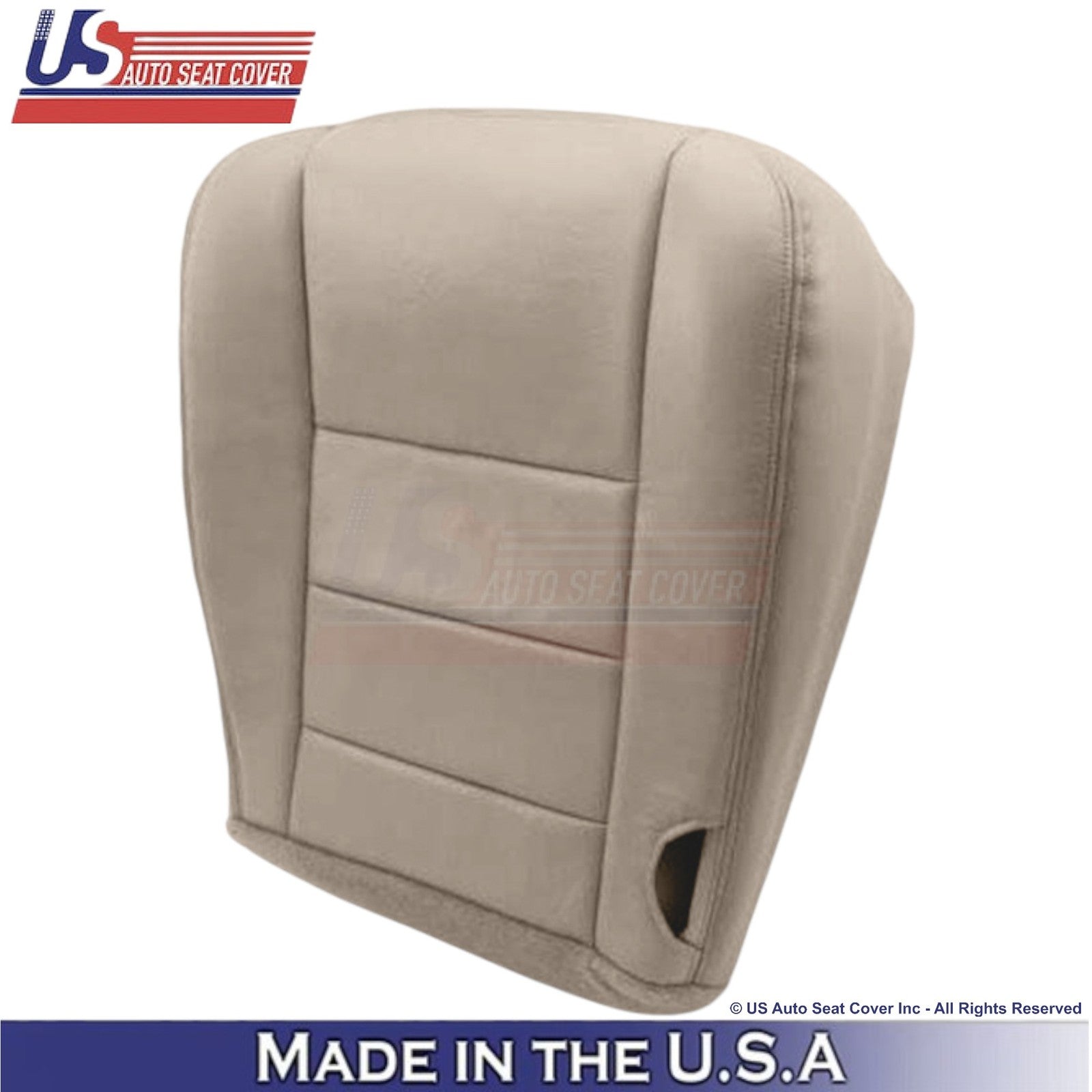 2003-2004 Fits Ford F250 F350 Lariat Leather Front OEM Replacement Covers Tan