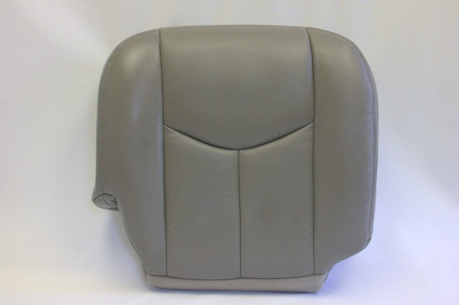 2003 - 2006 Tahoe Suburban Yukon PASSENGER Bottom Leather Seat Cover Pewter Gray