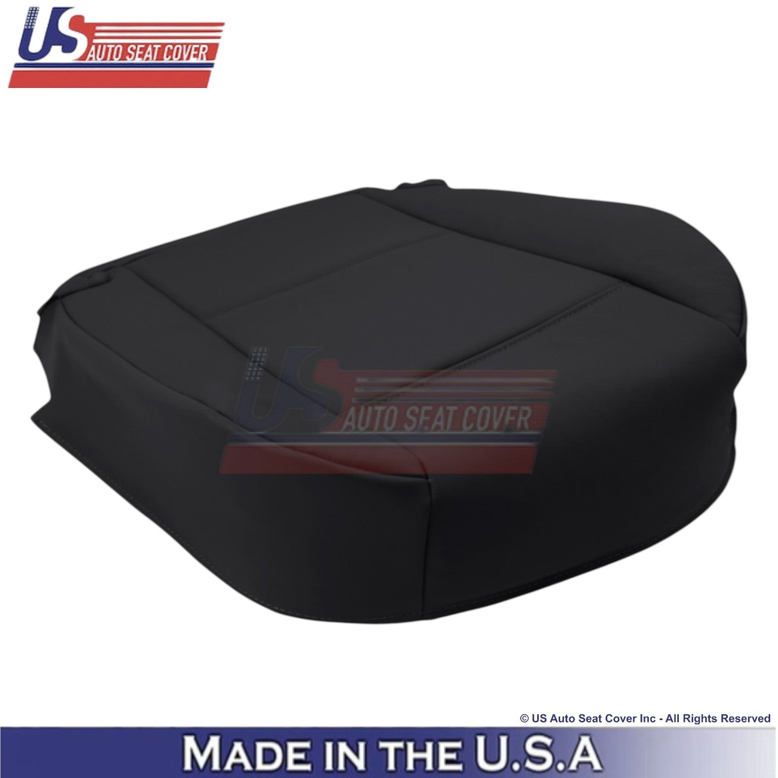 1998-2005 For BMW 3 Series E46 Genuine Leather Passenger Bottom Seat Cover Black