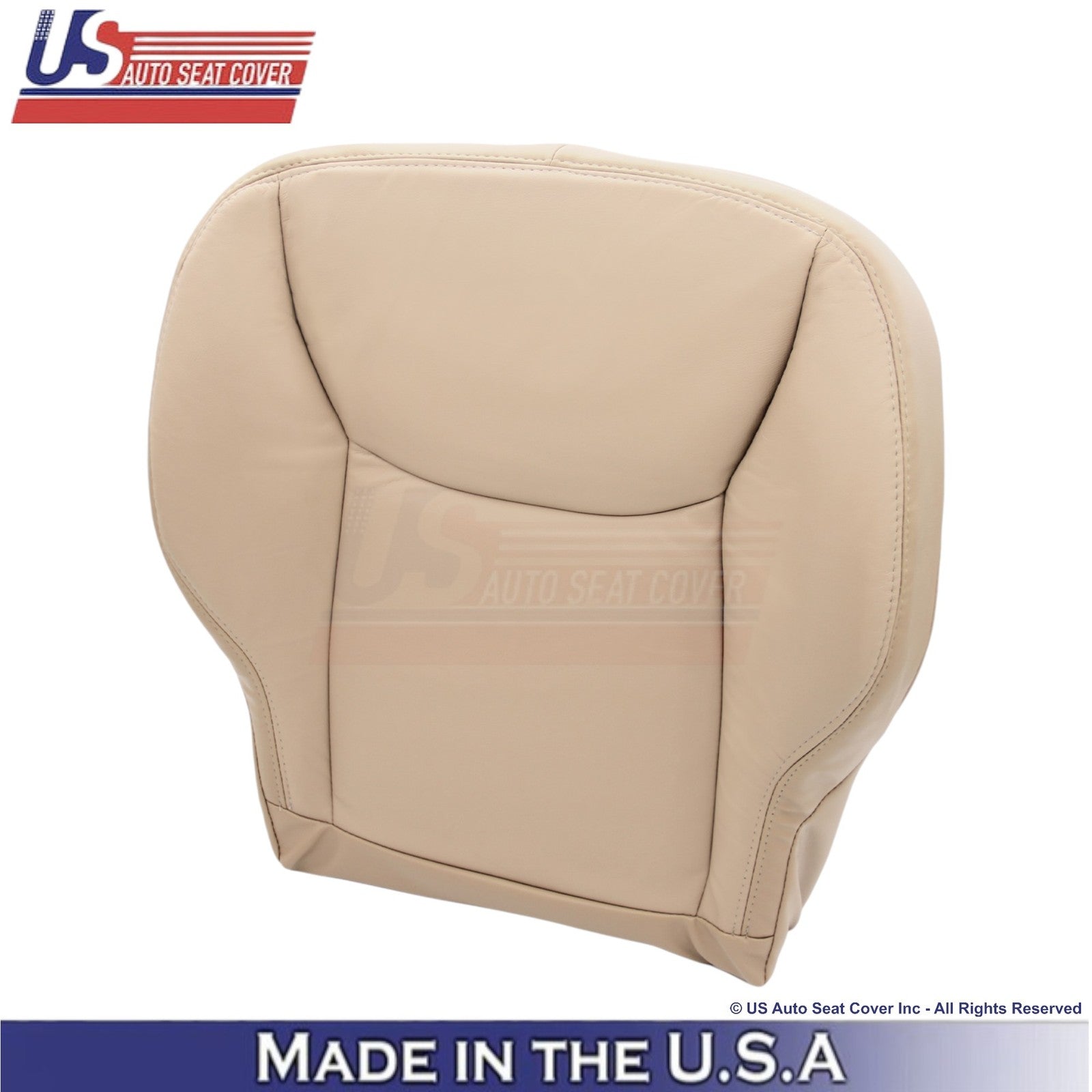 2002-2006 Fits Mercedes-Benz S-Class Leatherette Driver Bottom Seat Cover Java