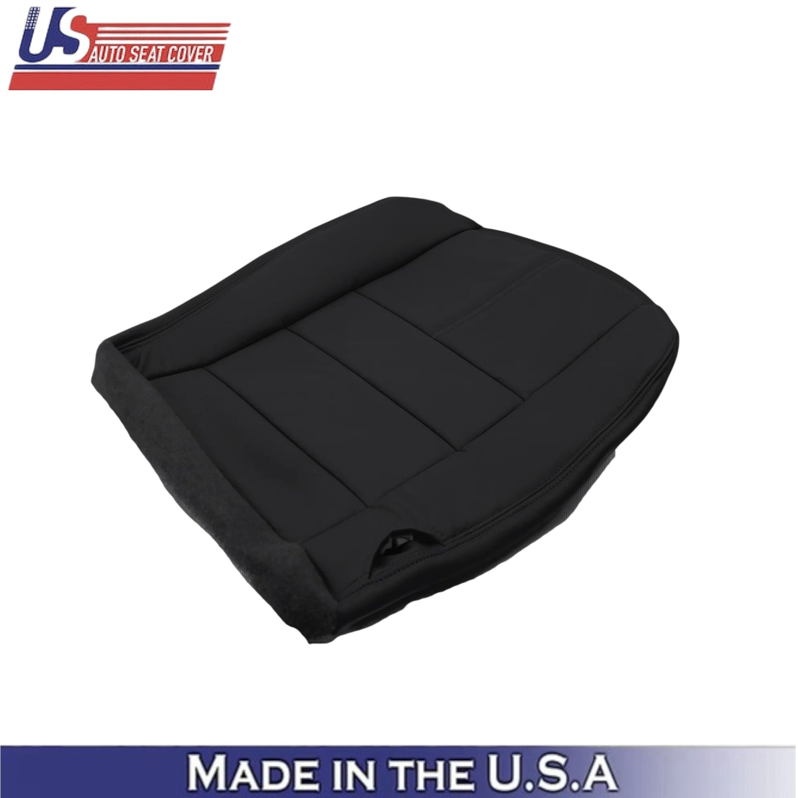 2008-2010 For Ford F250 Lariat Leatherette Front Seat Covers Charcoal Black