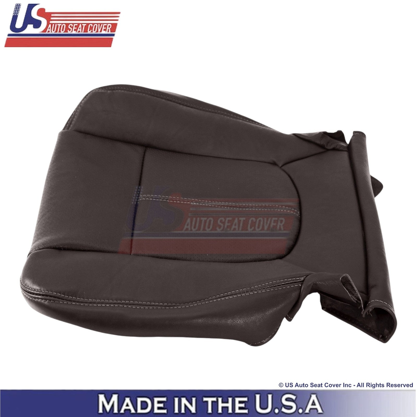 2015-2016 For Ford F250 F350 Genuine Leather Front Bottom Seat Covers Mesa Brown