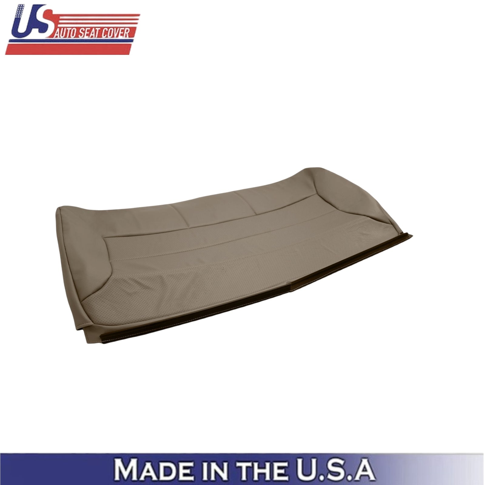 1992 - 1996 Ford Bronco Eddie Bauer Leatherette Rear Bottom Bench Seat Cover Tan