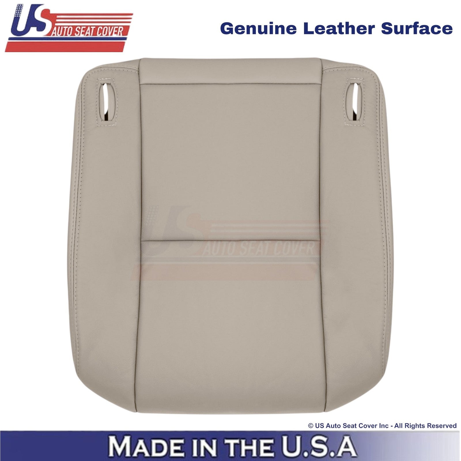 1998-2003 Fits Toyota Sienna Genuine Leather Driver Bottom Seat Cover Light Oak