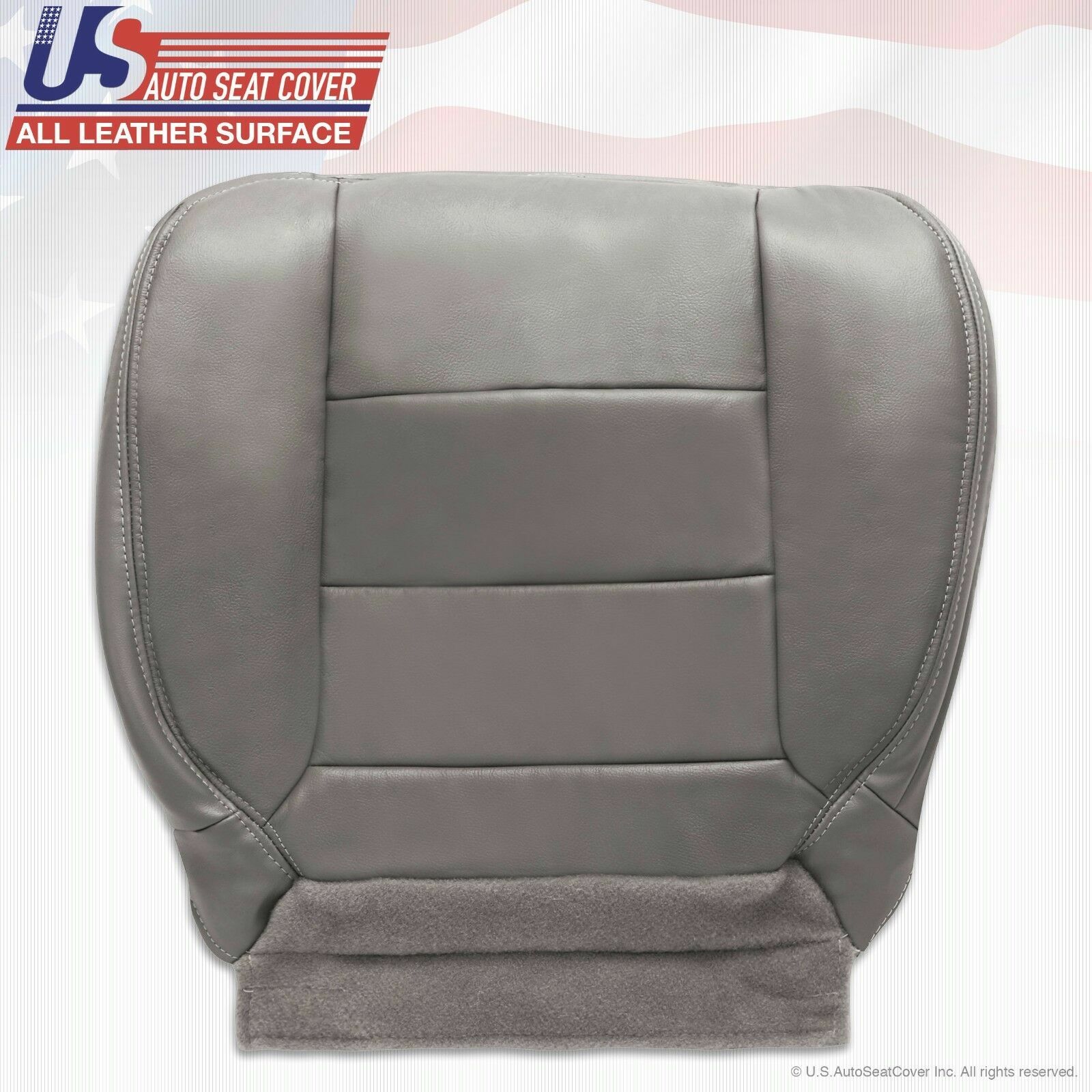 2002-2007 Ford F250 F350 Lariat EXTENDED CAB Driver Bottom Leather Seat Cover