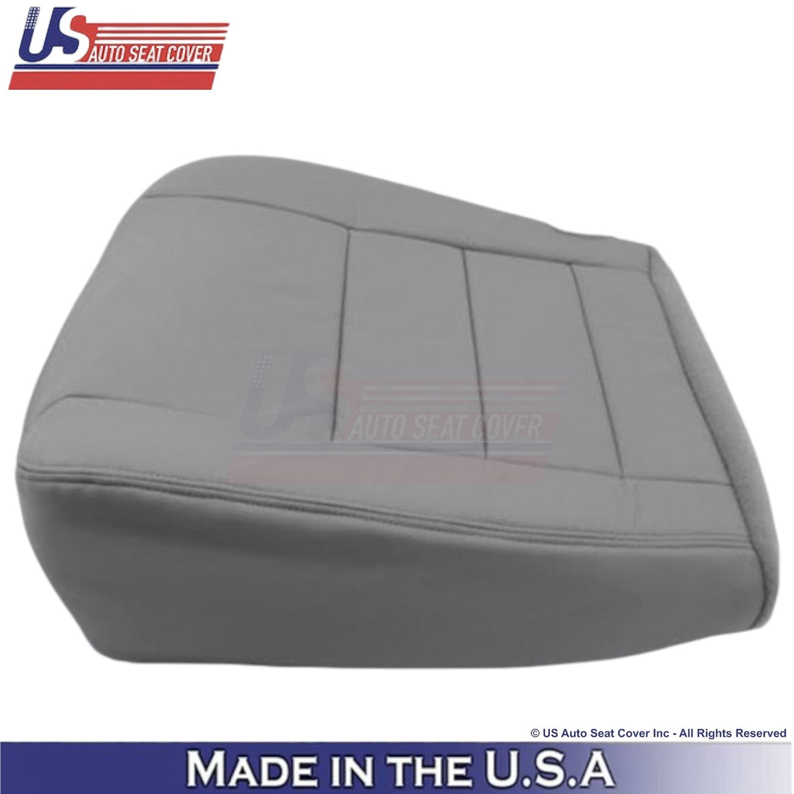 2003-2007 Fits Ford F250 F350 Lariat Leatherette  Front Bottom OEM Covers Gray