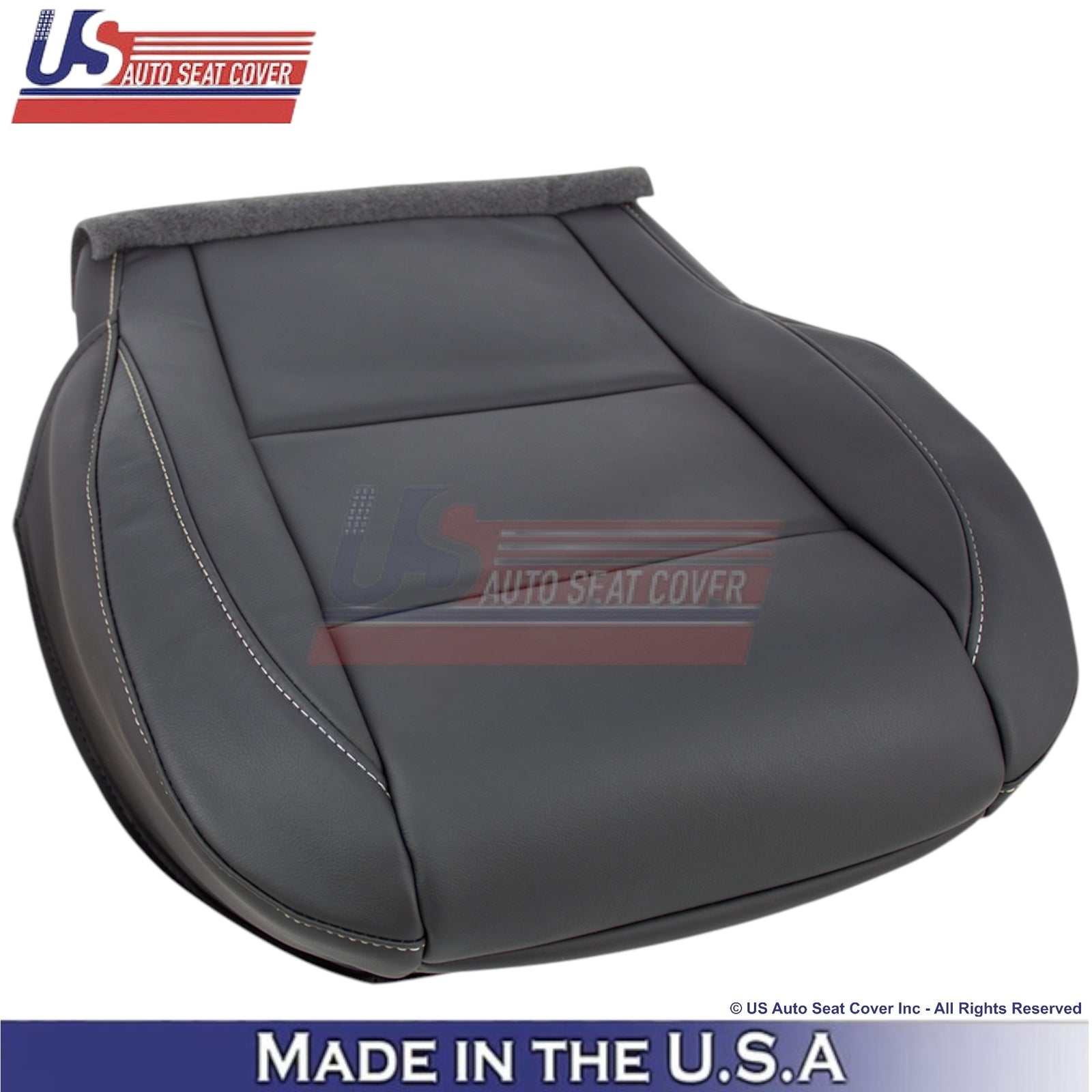 2010-2015 For Nissan Armada Platinum Leather Passenger Bottom Cover Dk. Charcoal