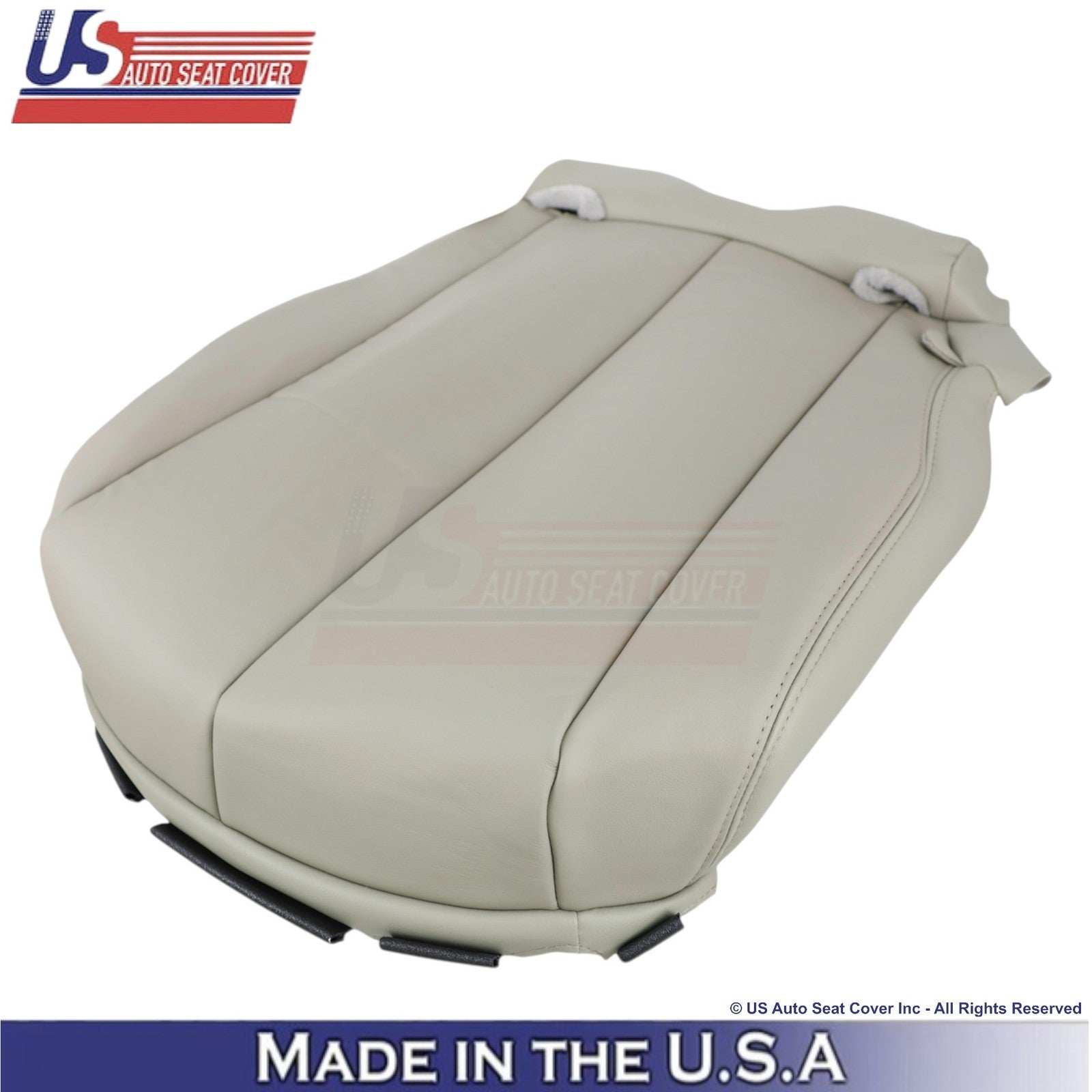 2011-2014 For Toyota Sienna Genuine Leather 2nd Row Bottom Seat Covers Bisque