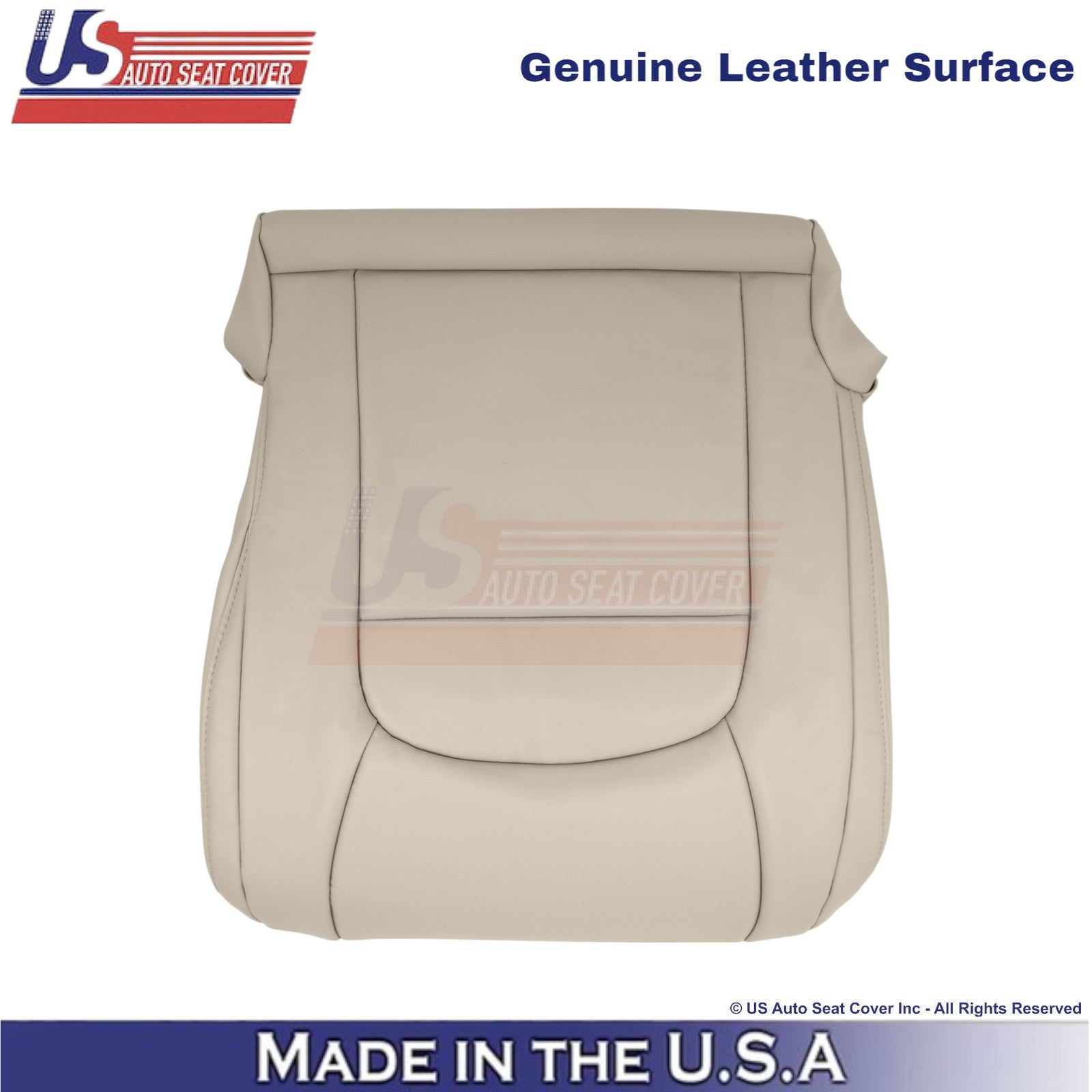 2008-2021 For Toyota Land Cruiser Leather Driver Bottom Replacement Cover Tan