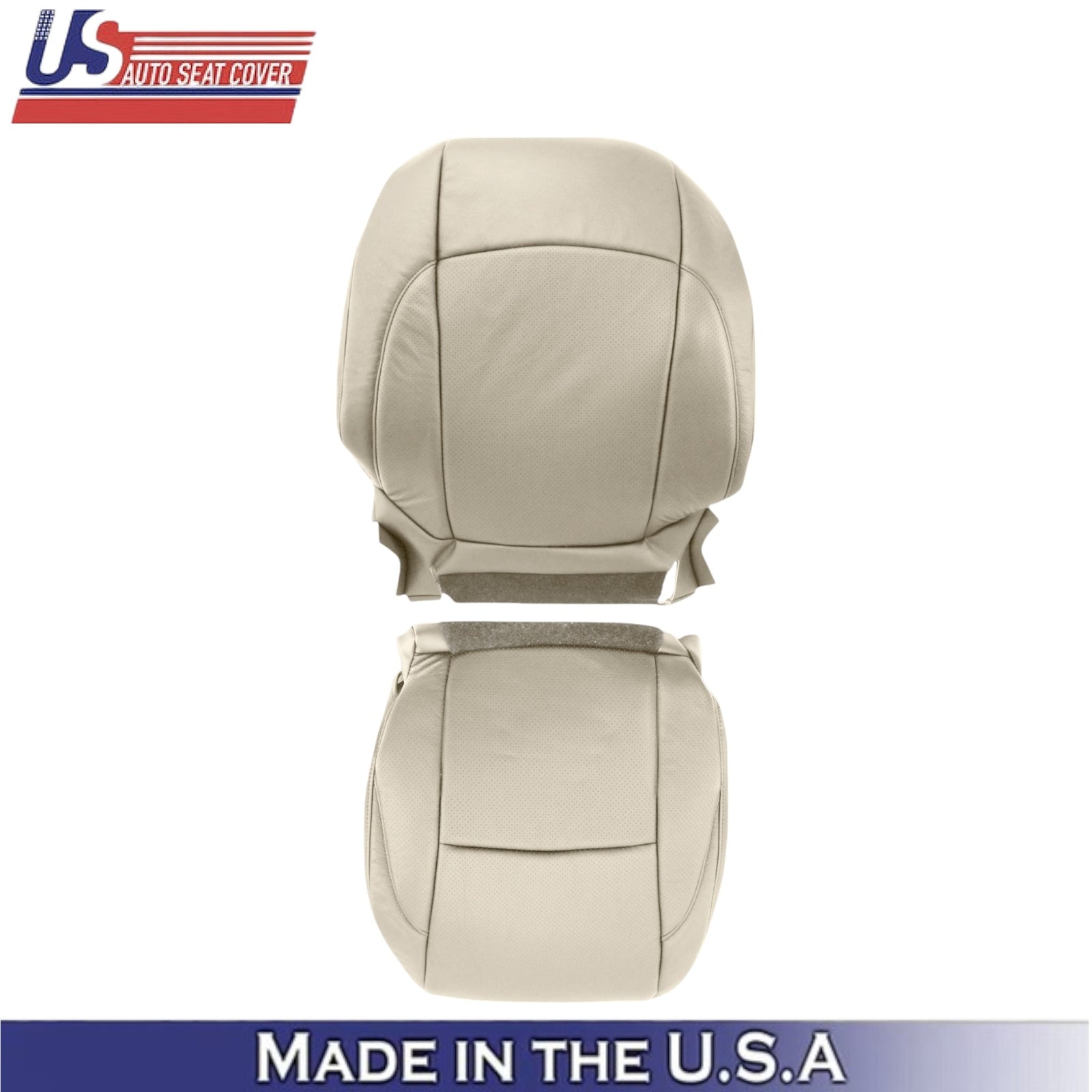 2010-2012 For Lexus ES350 Genuine Leather Driver Side Seat Covers Parchment Tan