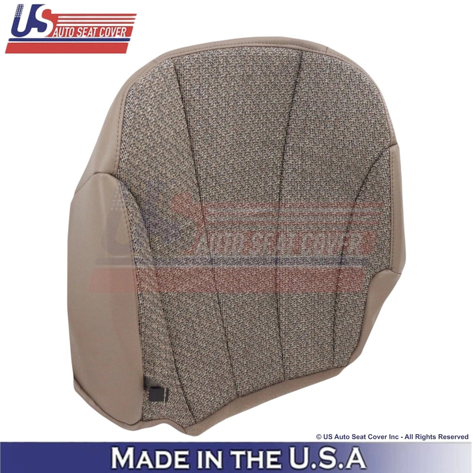 1999-2002 For Chevy Silverado WT Cloth Driver Side Seat Covers Med. Neutral Tan