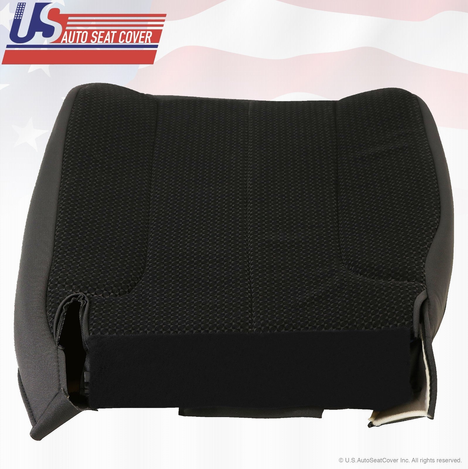 2002 2003 For Dodge Ram 1500 Driver Bottom Cloth Cover & Foam Cushion Dark Gray