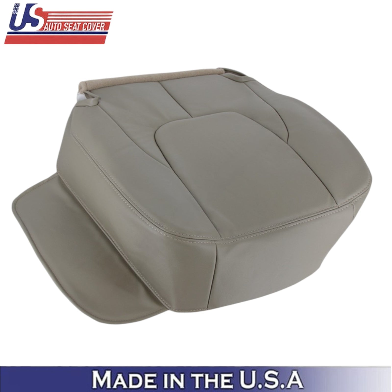 2002-2003 For Dodge Ram 1500 2500 Laramie Leatherette Front Bottom Covers Taupe