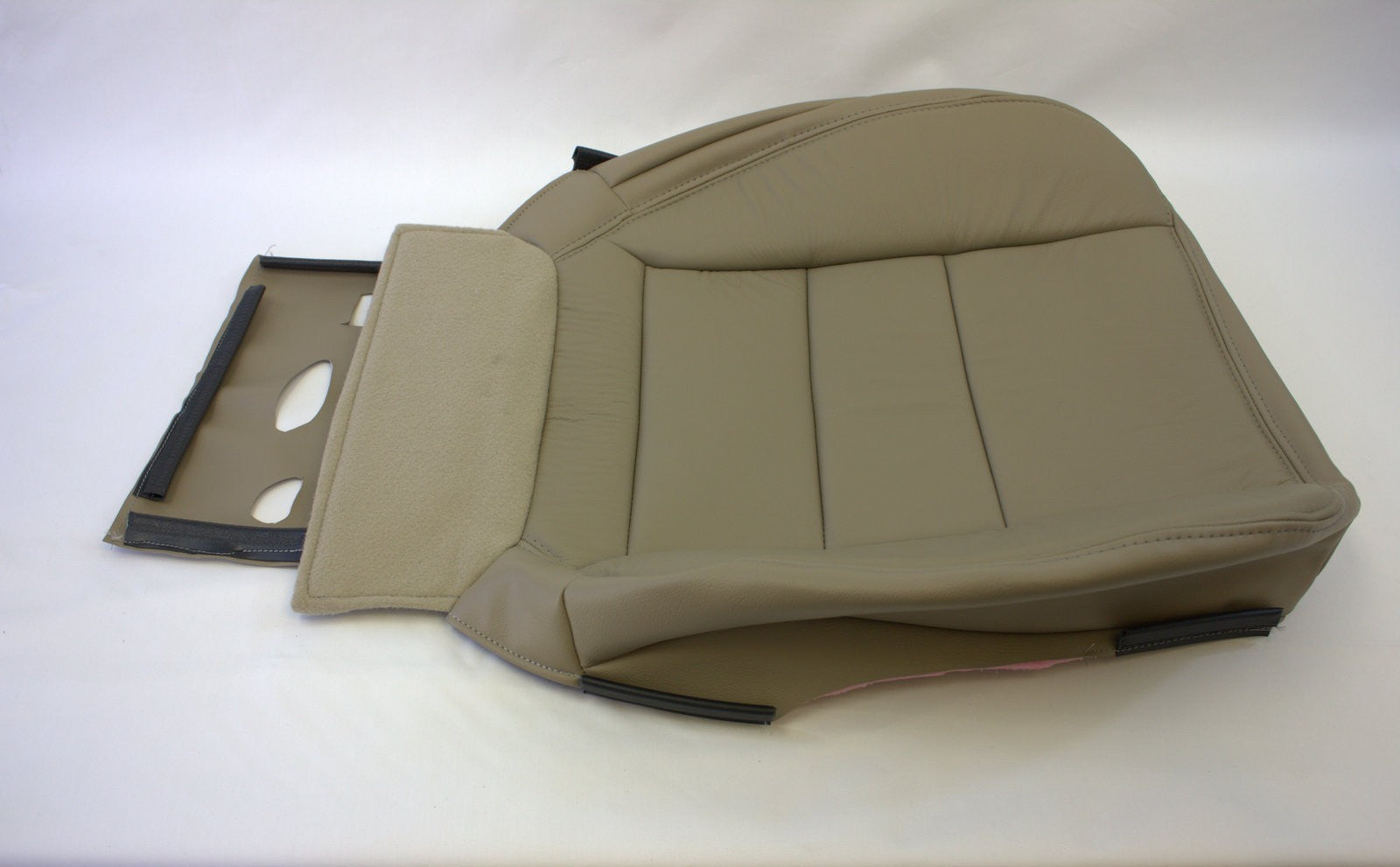 2002 to 07 Ford F250 350 Lariat EXTENDED CAB Driver Bottom & Top Seat Covers Tan