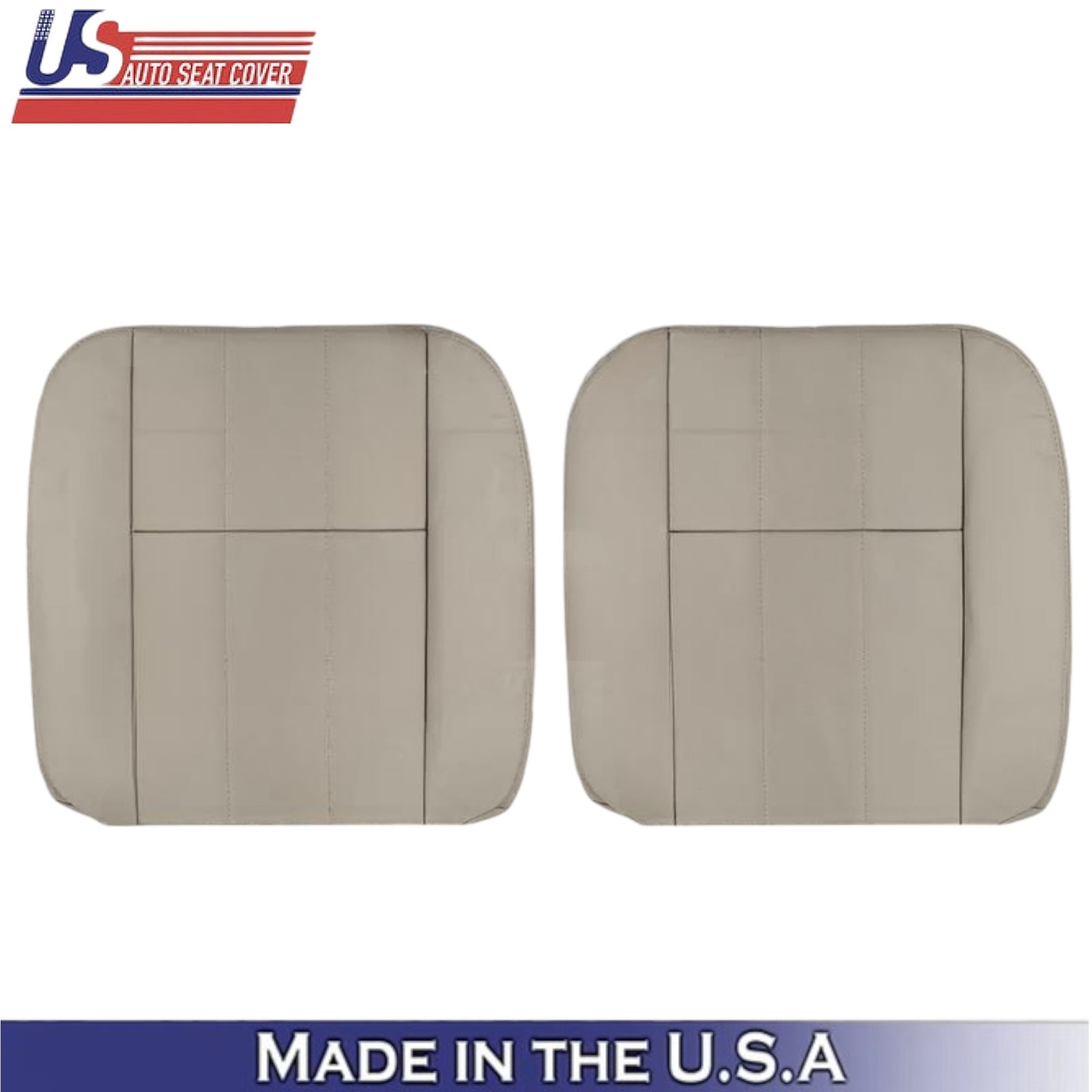 2003-2005 For Mercury Grand Marquis Leatherette Front Seat Covers Med Parchment