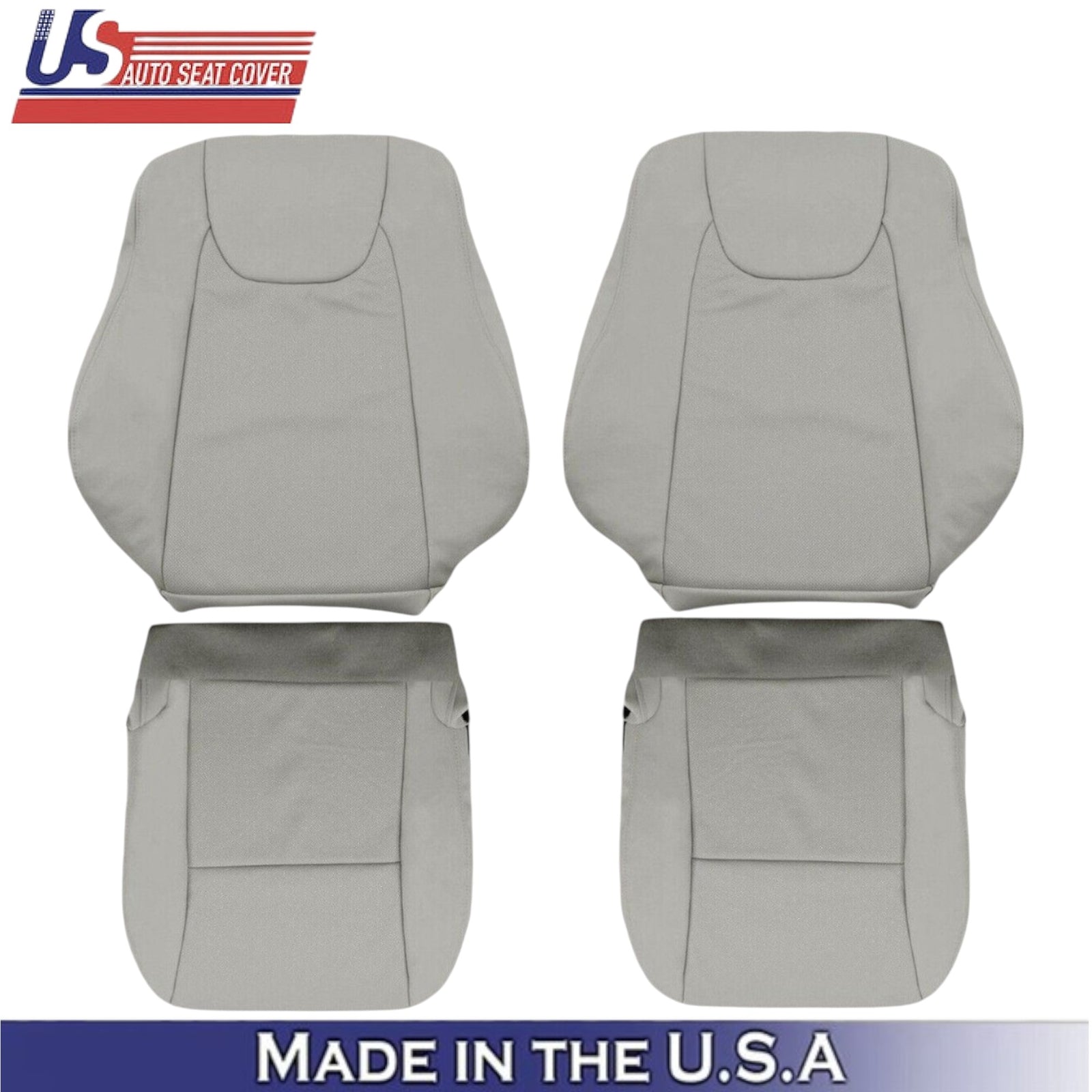 2010-2015 For Lexus RX350 RX450H Leatherette Front Replacement Covers Light Gray