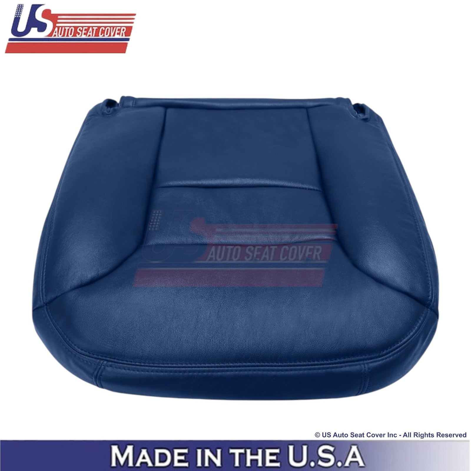 1995-1999 Fits Chevy Suburban Genuine Leather Passenger Side Covers Navy Blue