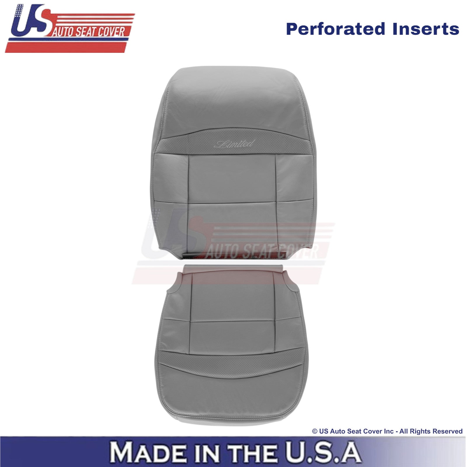 1995-2001 For Ford Explorer Limited Leather Driver Side Covers Medium Graphite