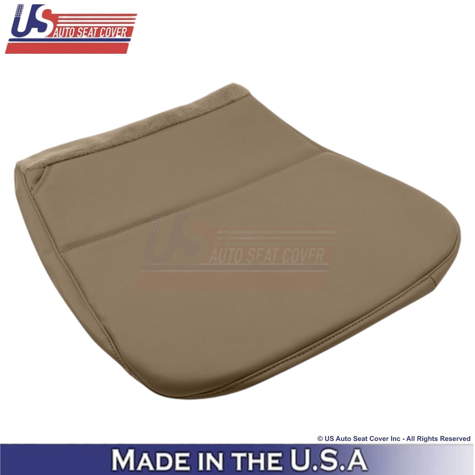 2008-2010 Fits Ford F-250 XL Leatherette Front Bottom Replacement Covers Camel