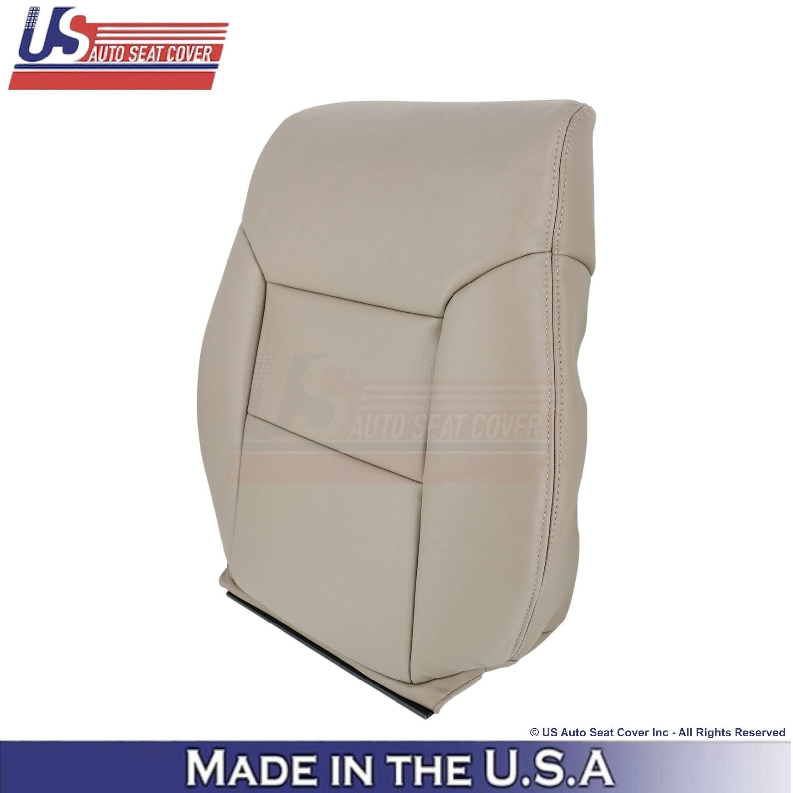 1998-2003 Fits Toyota Sienna Genuine Leather Passenger Top Seat Cover Light Oak