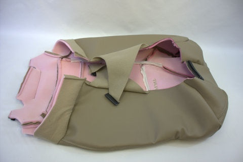 2002 to 07 Ford F250 350 Lariat EXTENDED CAB Driver Lean Back Top Seat Cover Tan
