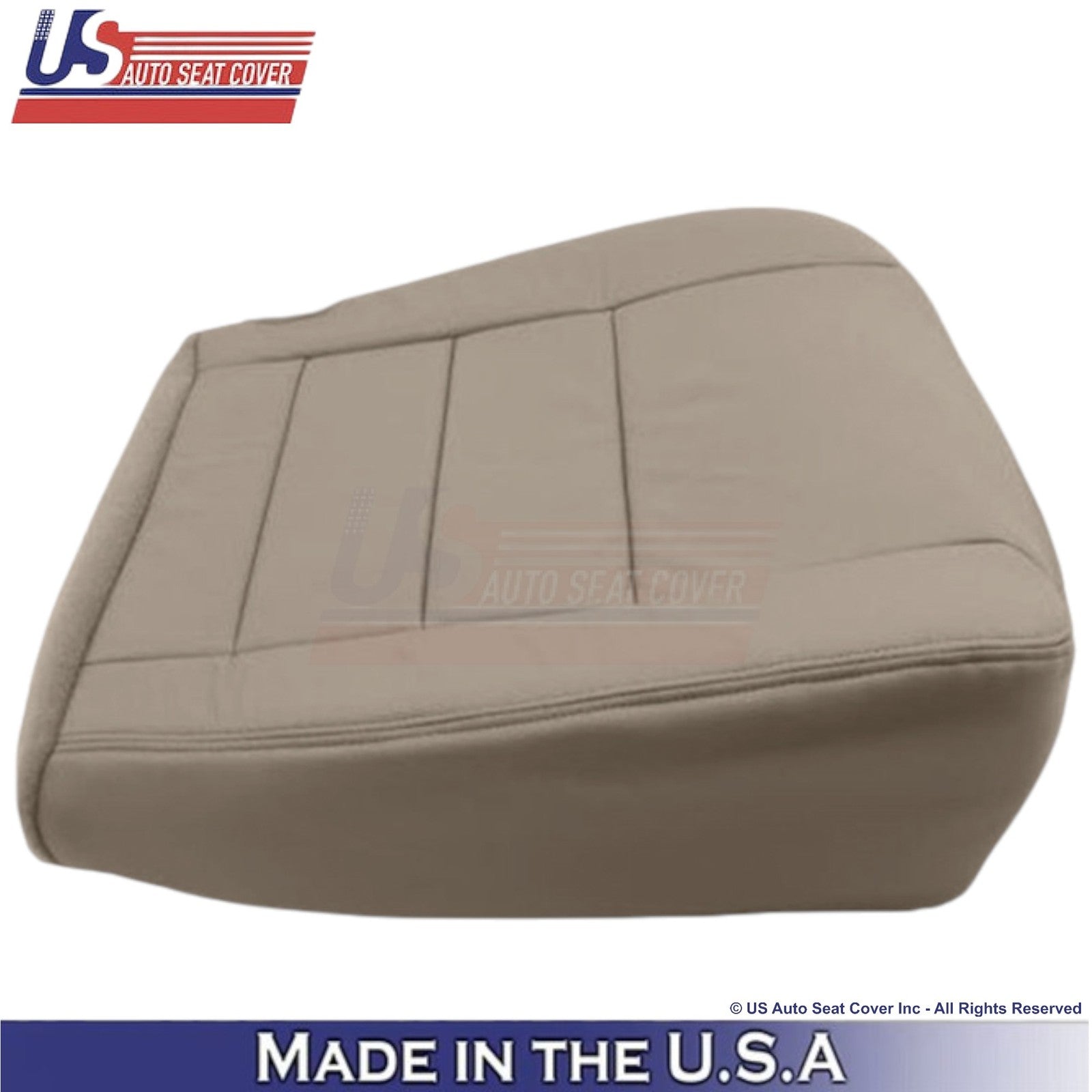 2003-2004 Fits Ford F250 F350 Lariat Leather Front OEM Replacement Covers Tan