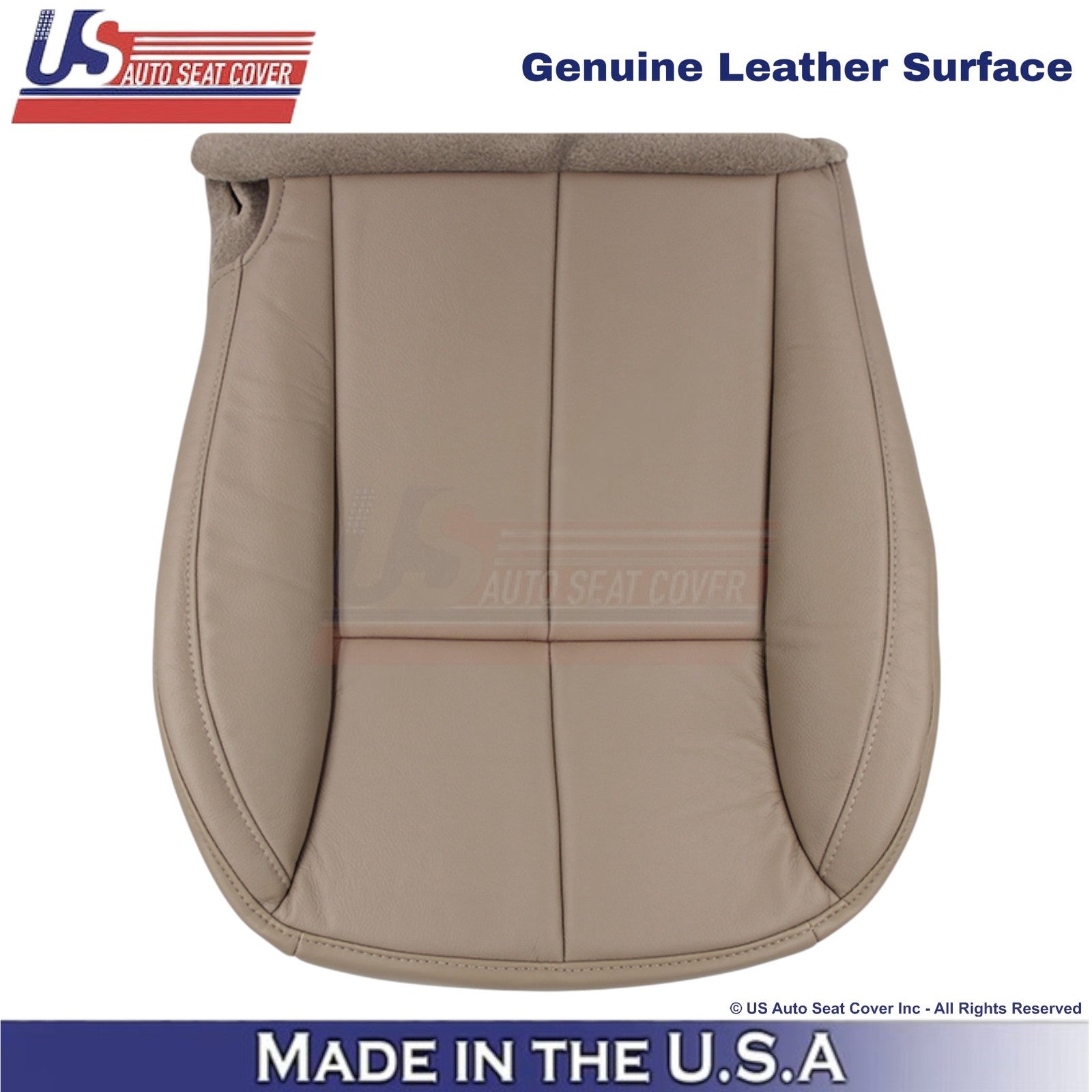 2001-2004 For Jeep Grand Cherokee Genuine Leather Front Covers Sandstone Beige