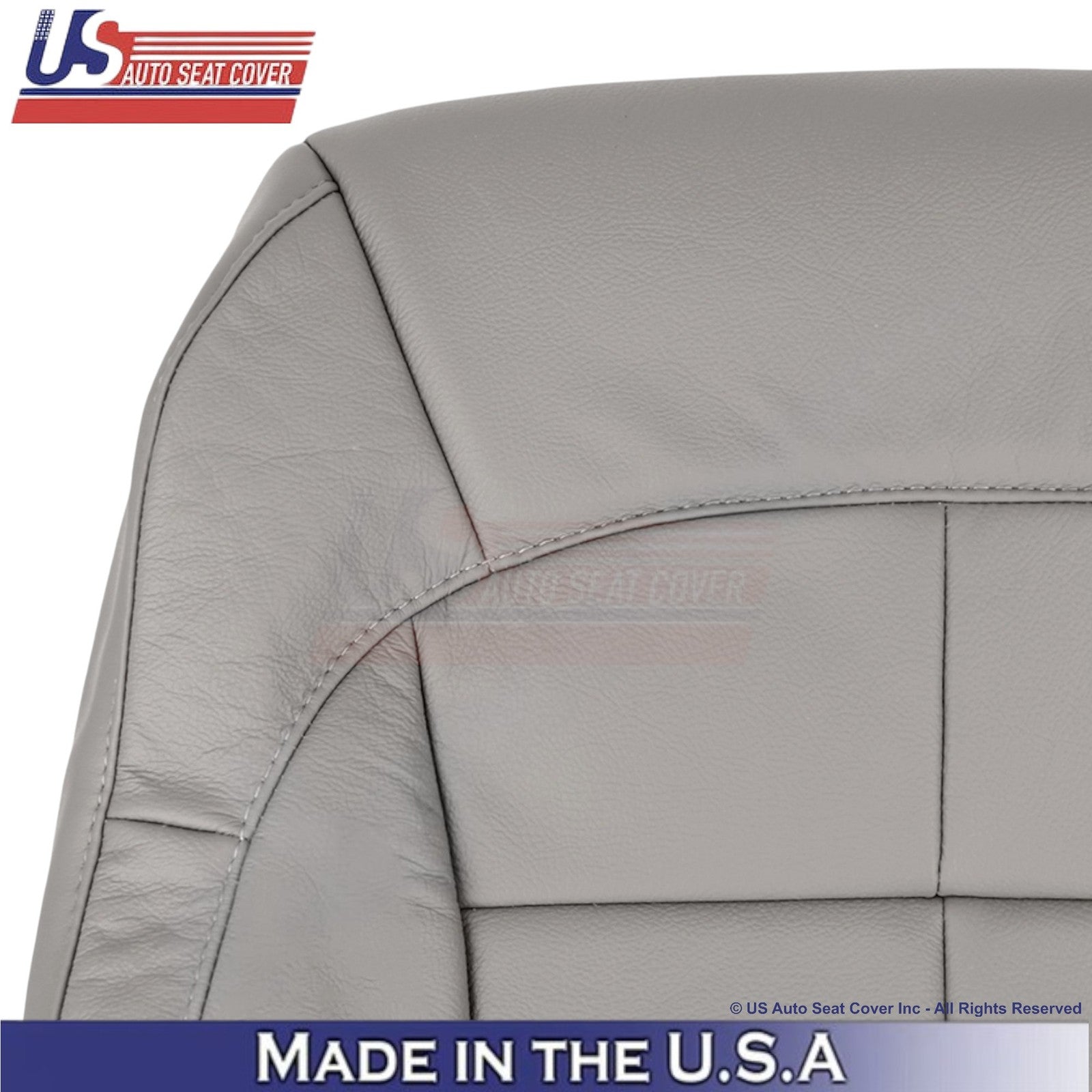 2001-2004 For Jeep Grand Cherokee Genuine Leather Front Seat Covers Taupe Gray
