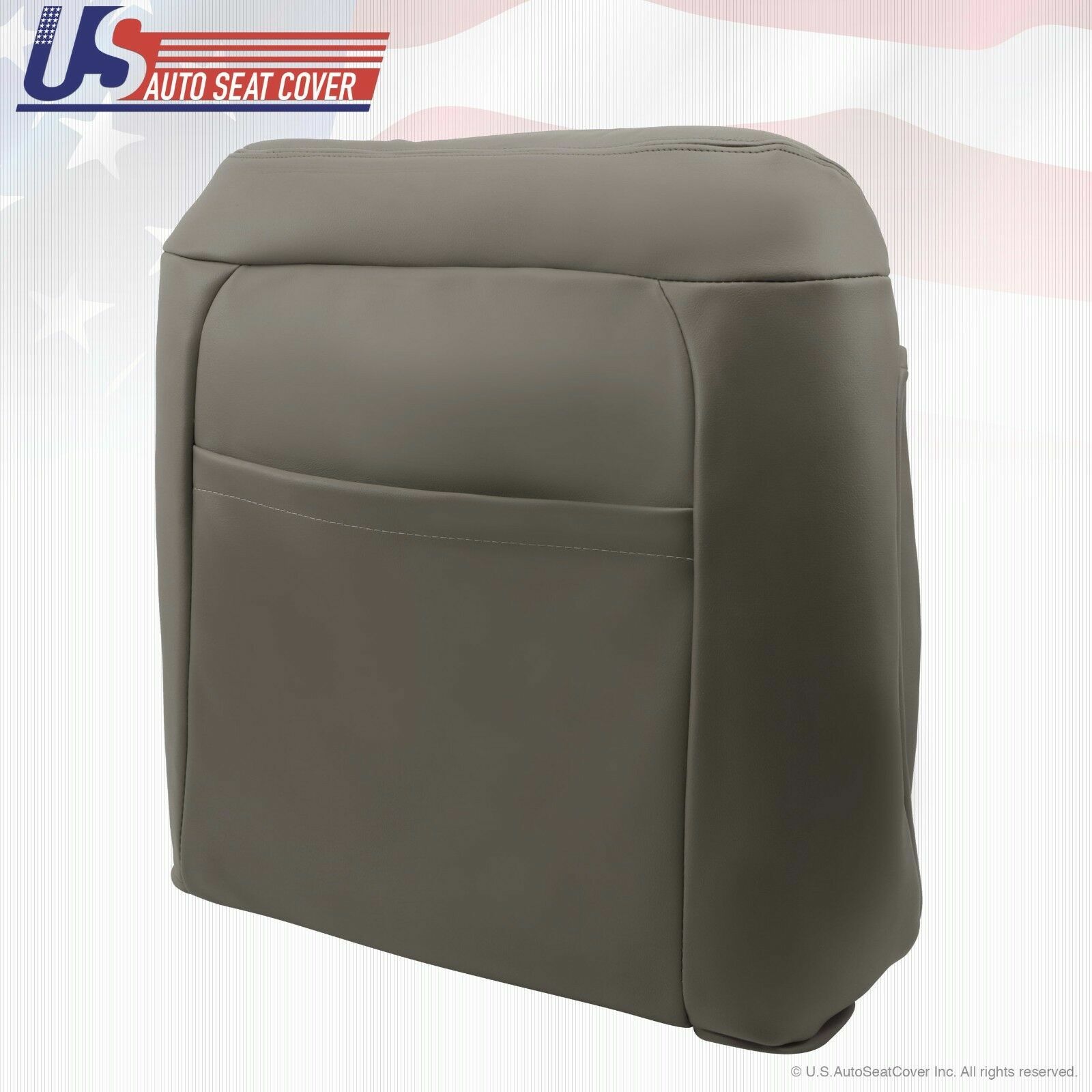 1995 To 1999 K1500 Front Driver & Passenger top Lean Back & Bottom Covers Gray