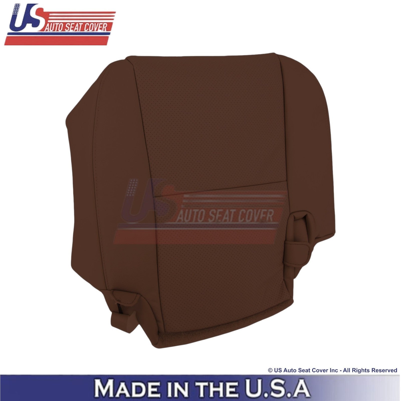 2008-2014 Fits Toyota Sequoia Leather Perf. Rear Bottom Seat Covers Red Rock