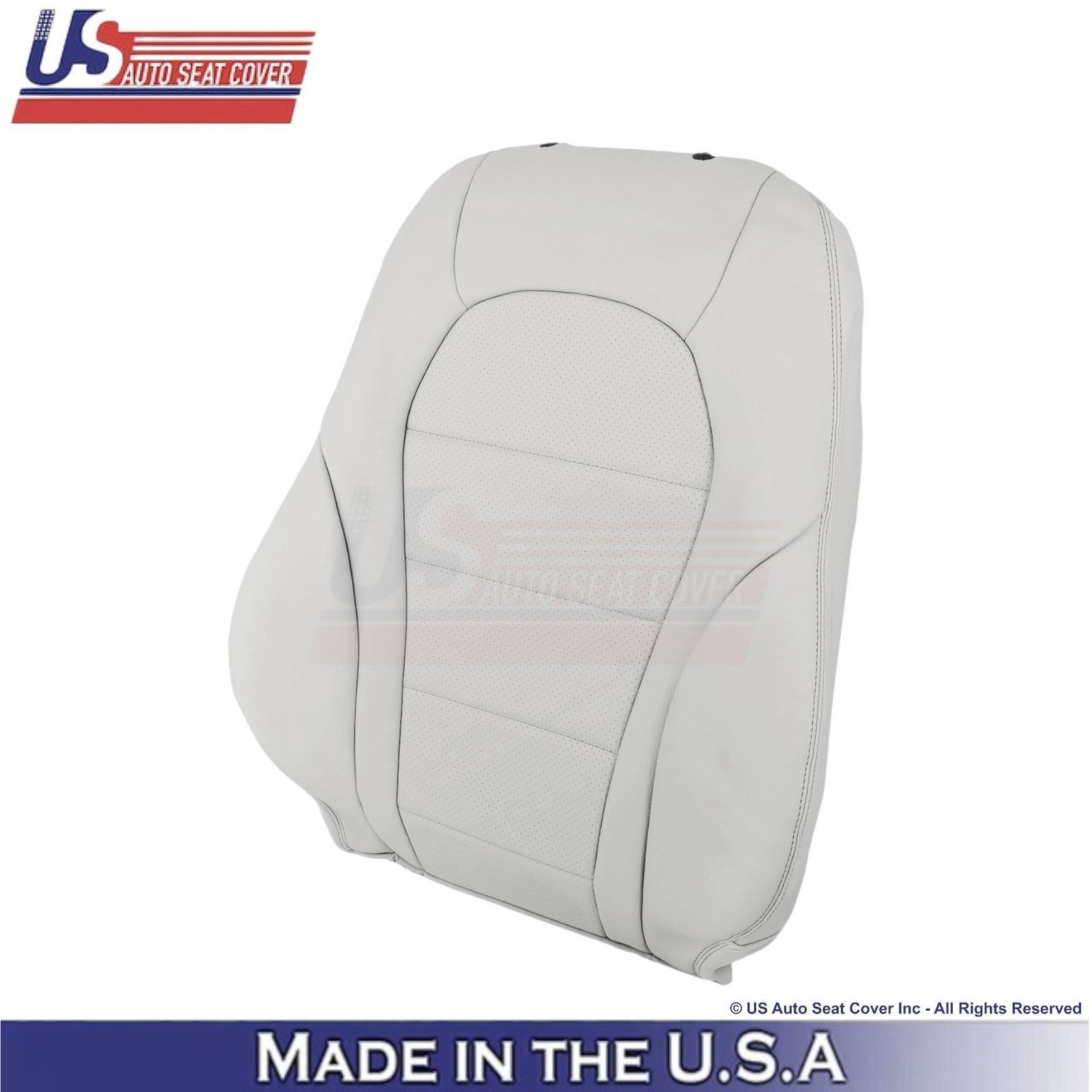 2016-2021 For Mercedes Benz GLC Class Leather Front Seat Covers Light Gray