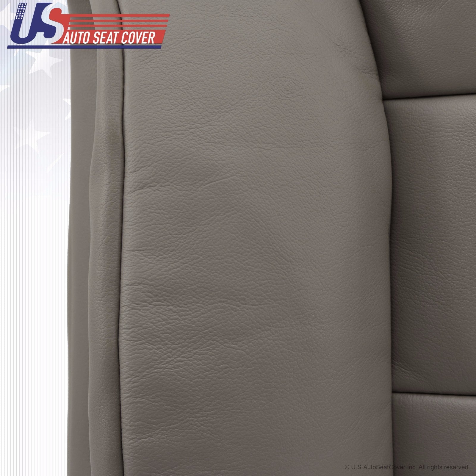 for a 1995 to 1999 Chevy C/K 1500 front Lean Back Leather Replacement in Gray