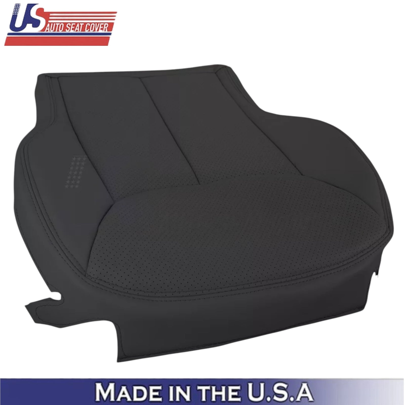 2003-2007 for Mercedes Benz R230 SL500 Front Seat Covers Genuine Leather Black