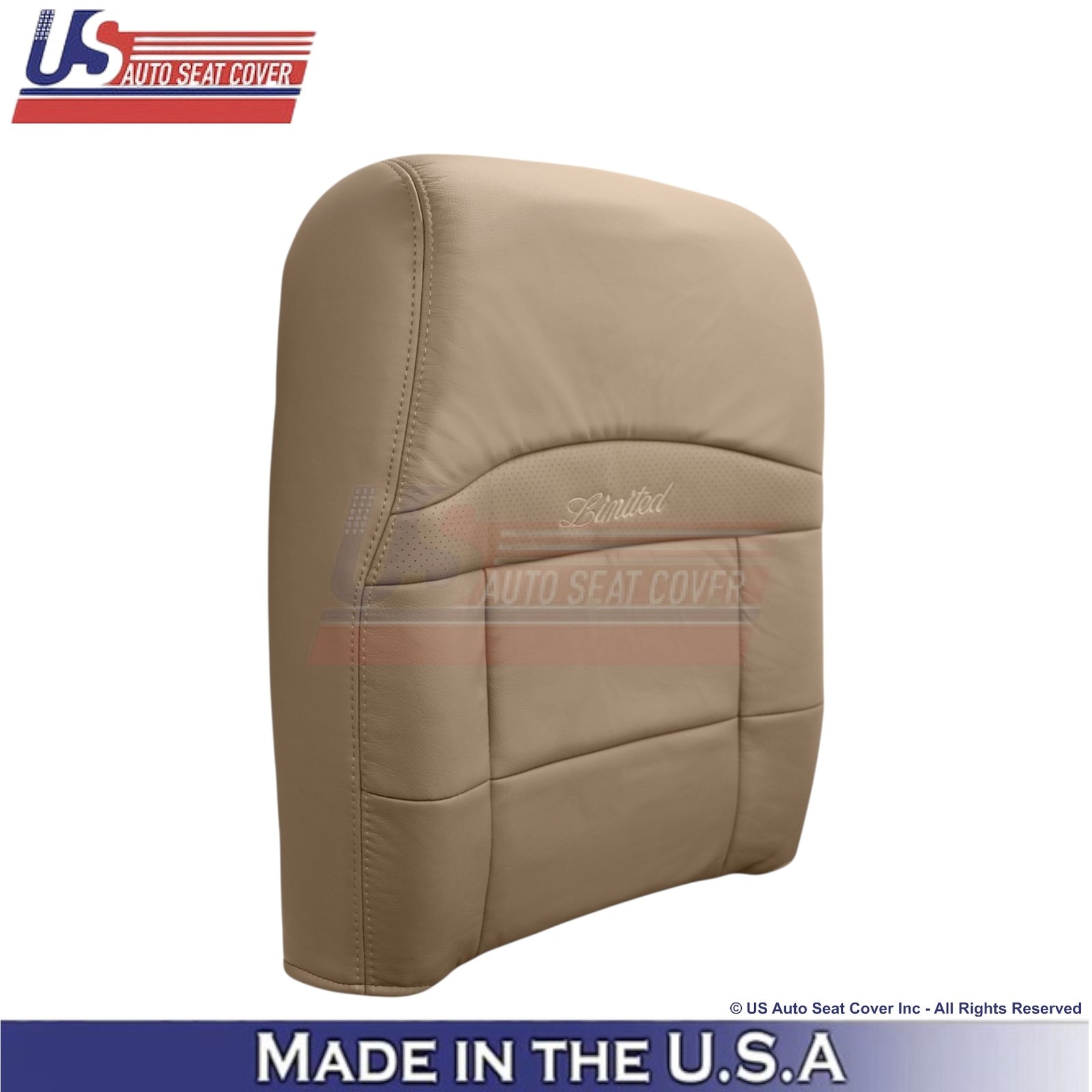 1995-2001 For Ford Explorer Limited Leather Front Top Covers Medium Prairie Tan