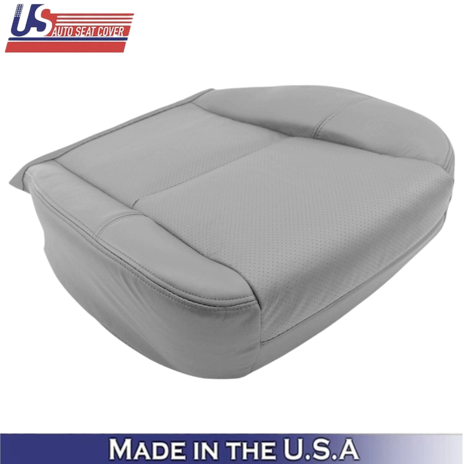 2009-2014 For GMC Sierra Denali Leatherette Front Bottom Covers Light Titanium