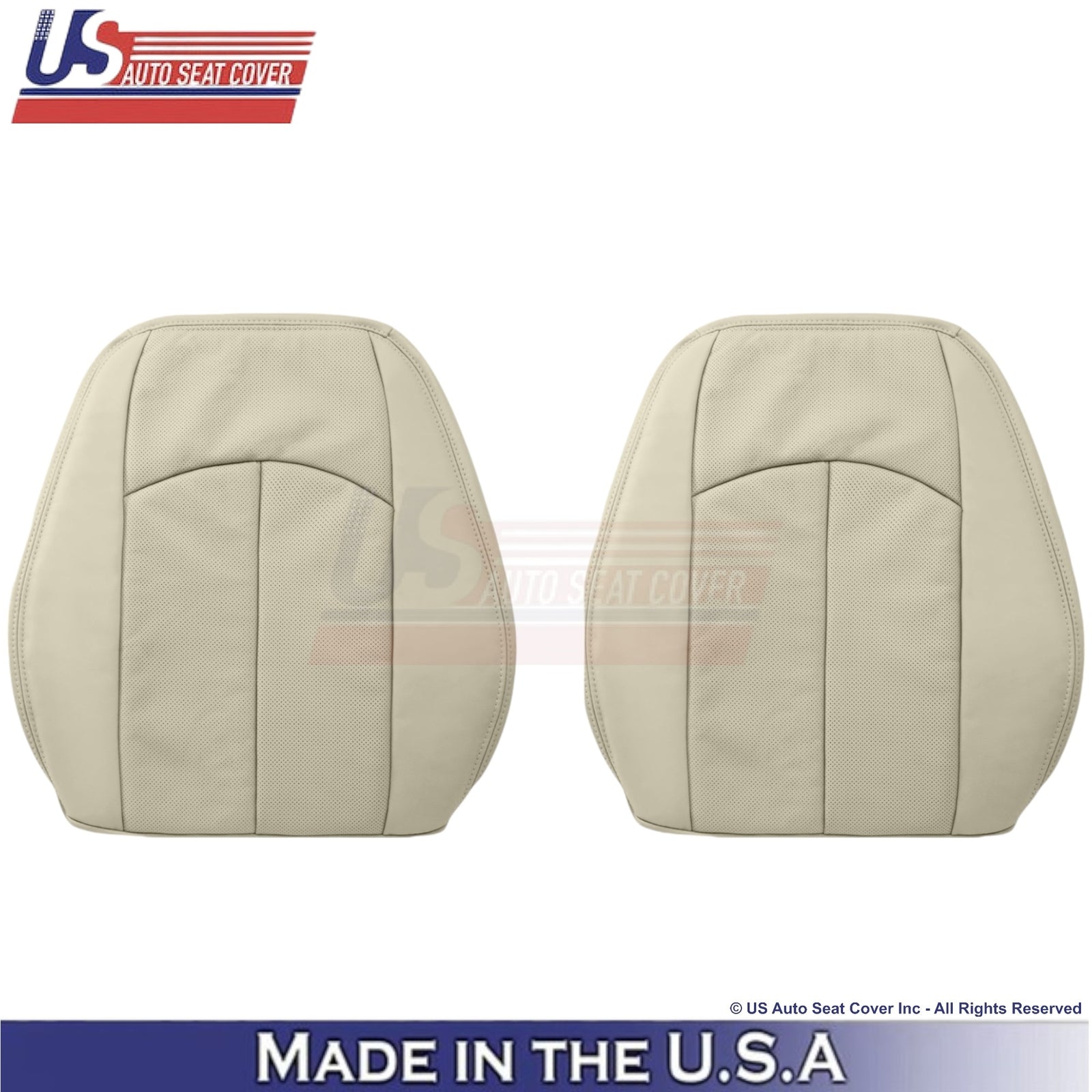 2002-2009 For Mercedes-Benz E-Class Leather Front Replacement Seat Covers Beige