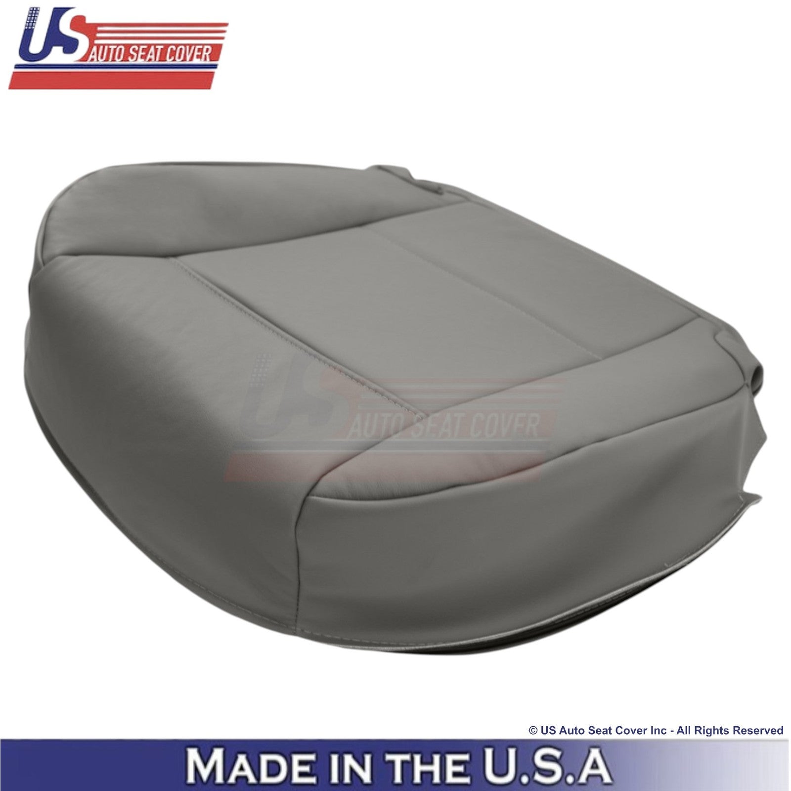 1998-2005 For BMW 3 Series E46 Genuine Leather Driver Bottom Seat Cover Gray