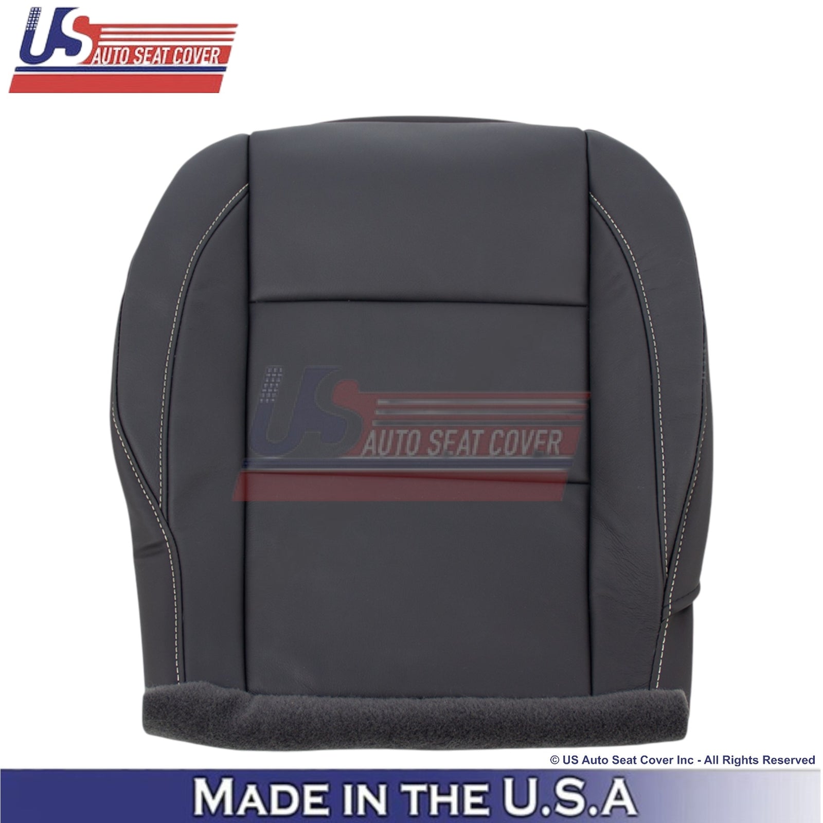 2010-15 For Nissan Armada Platinum Genuine Leather Driver Bottom Cover Charcoal