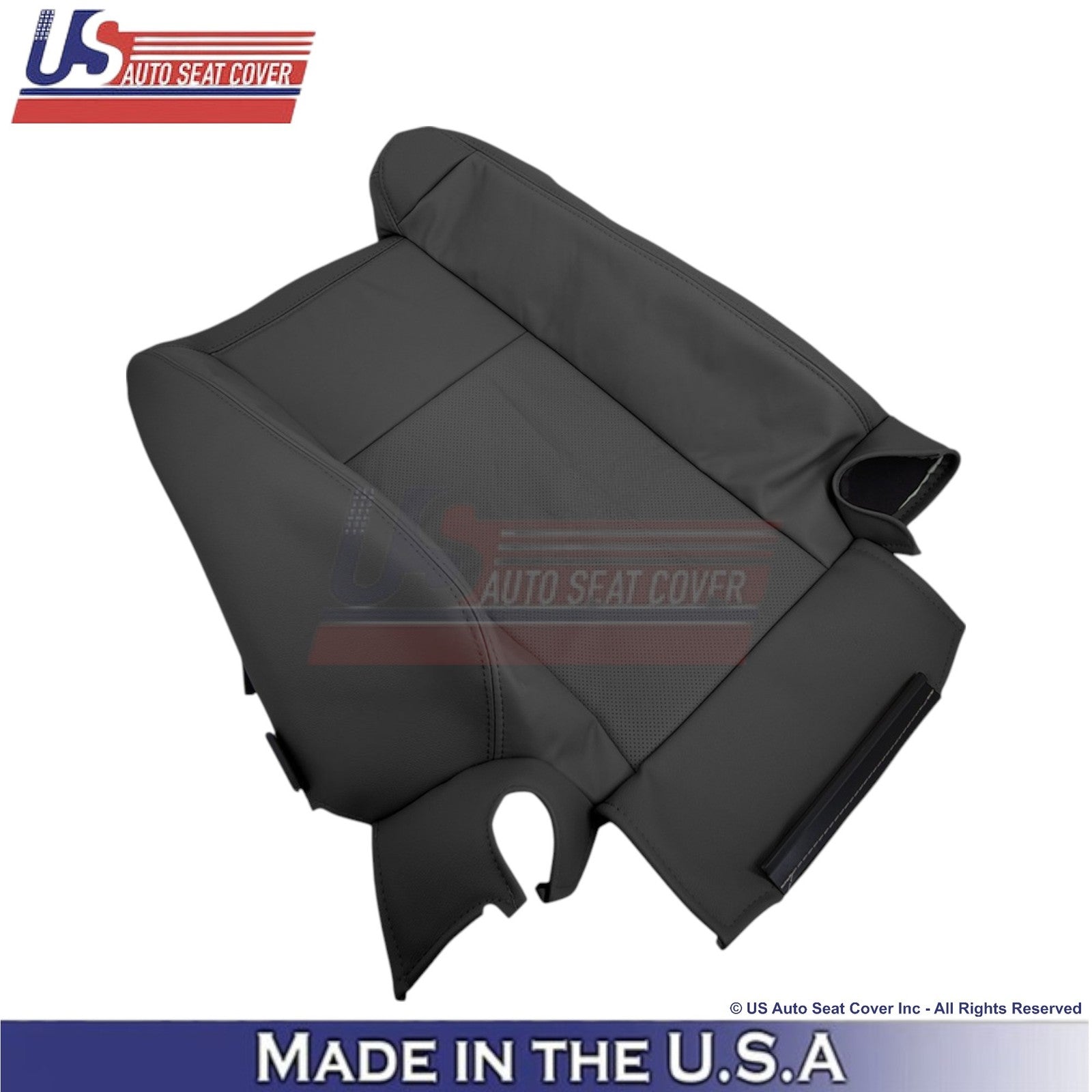 2003-2007 Fits Cadillac CTS Leather Driver Top OEM Replacement Seat Cover Black
