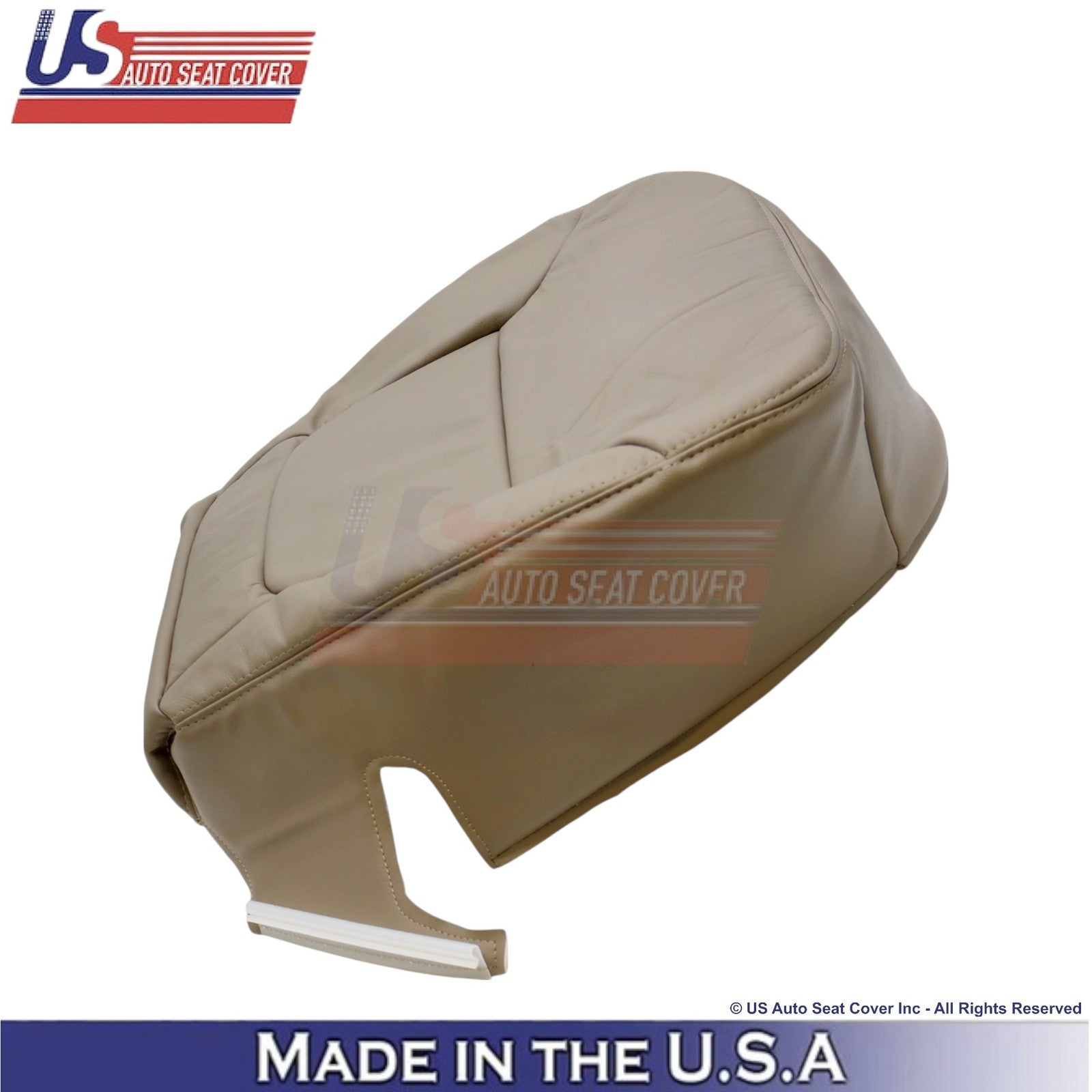 2001-2004 Fits Toyota Tundra Front Driver Genuine Leather Replacement Covers Oak