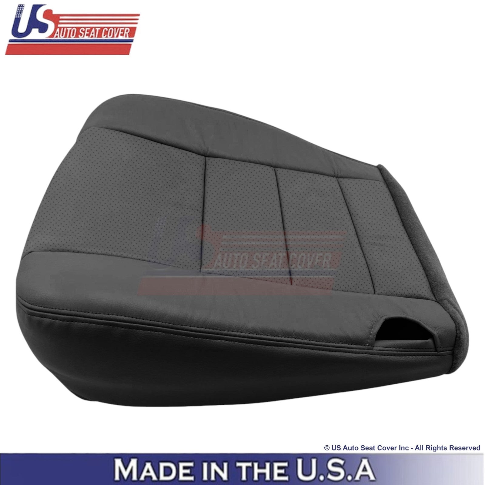 2004-2007 For Ford F250 F350 Lariat Leatherette Prf Passenger Bottom Cover Black