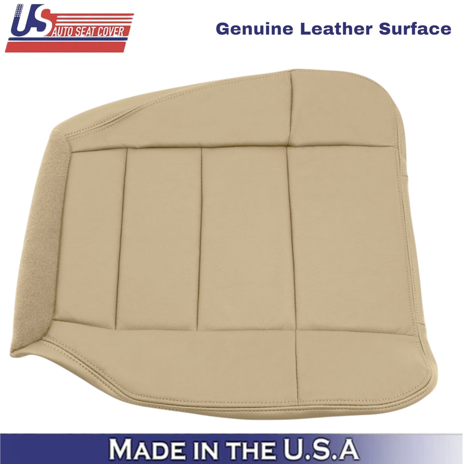 2001 to 2003 for Ford F150 Lariat leather Passenger Bottom Cover Parchment Tan