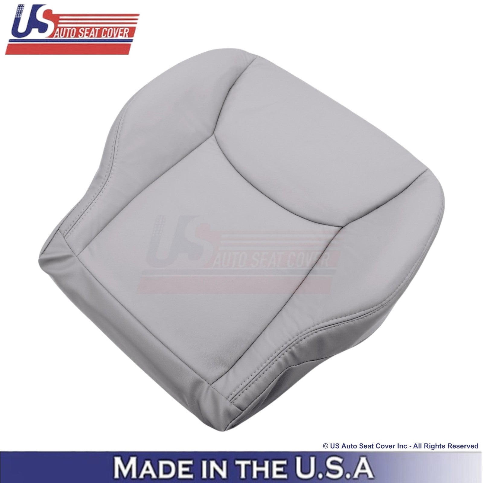 1999-2006 Fits Mercedes-Benz S-Class Leatherette Bottom Seat Covers Ash Gray