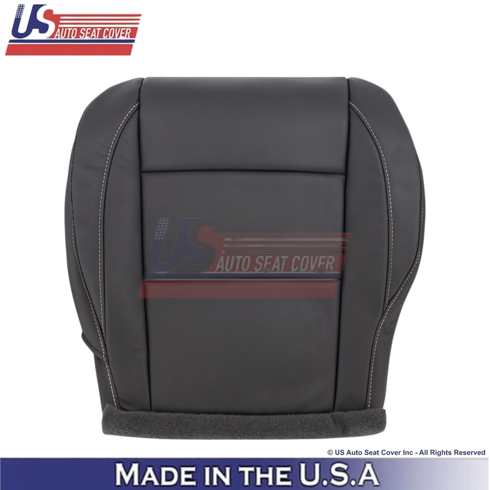 2010-2015 For Nissan Armada Platinum Genuine Leather Bottom Covers Dark Charcoal