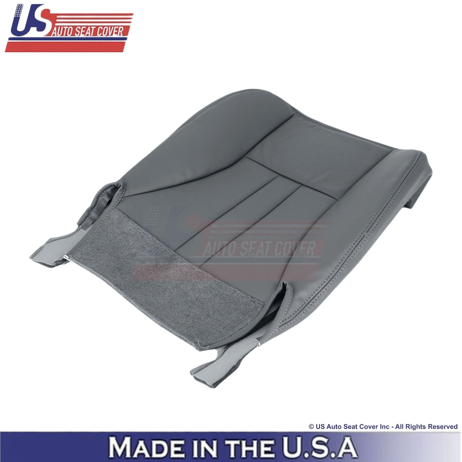 2004-2007 For Chrysler Town & Country Leatherette Driver Covers Med. Slate Gray